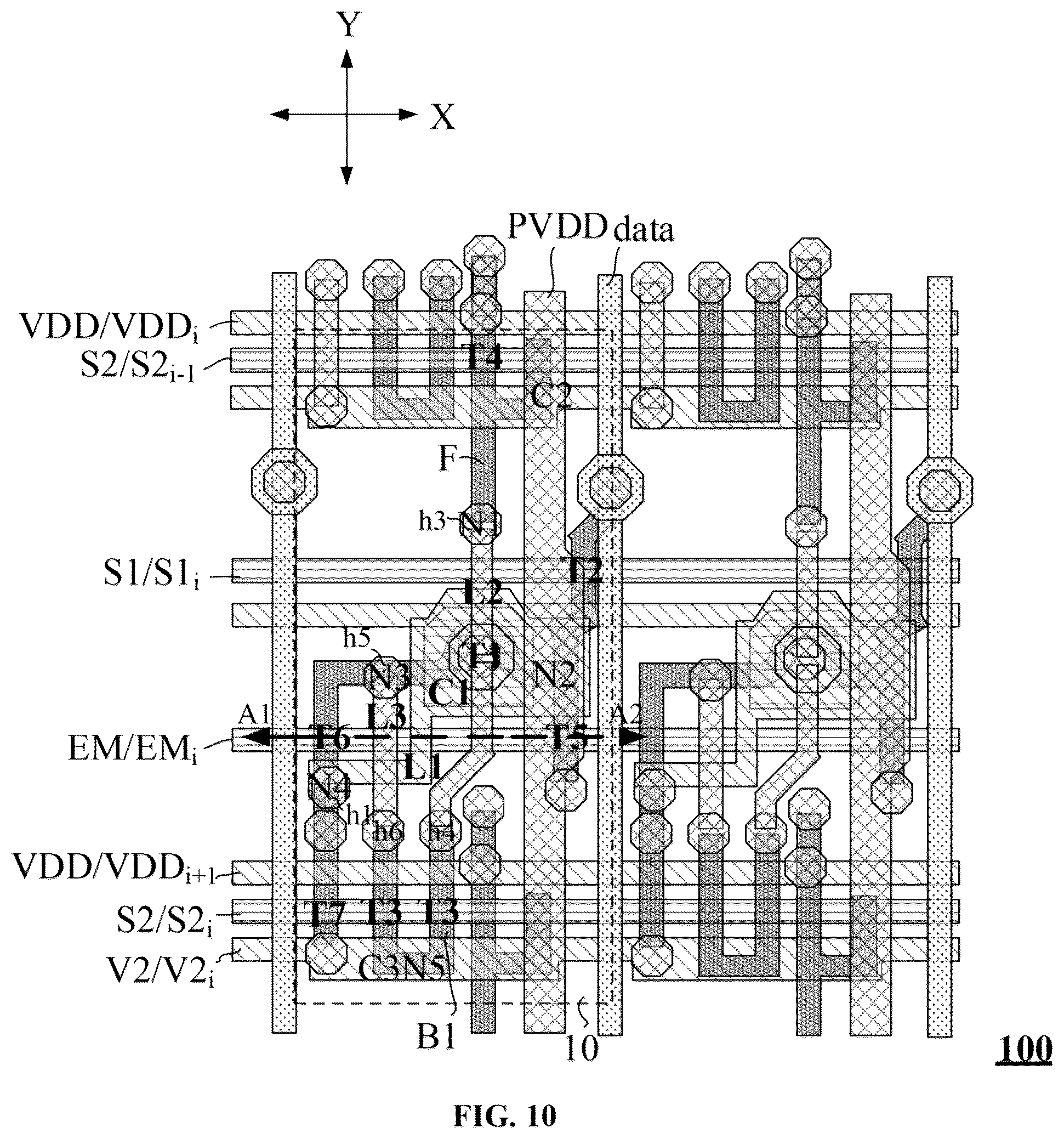 Patent US12586528 Figure 6 – Pixel driving circuit, array substrate and display device