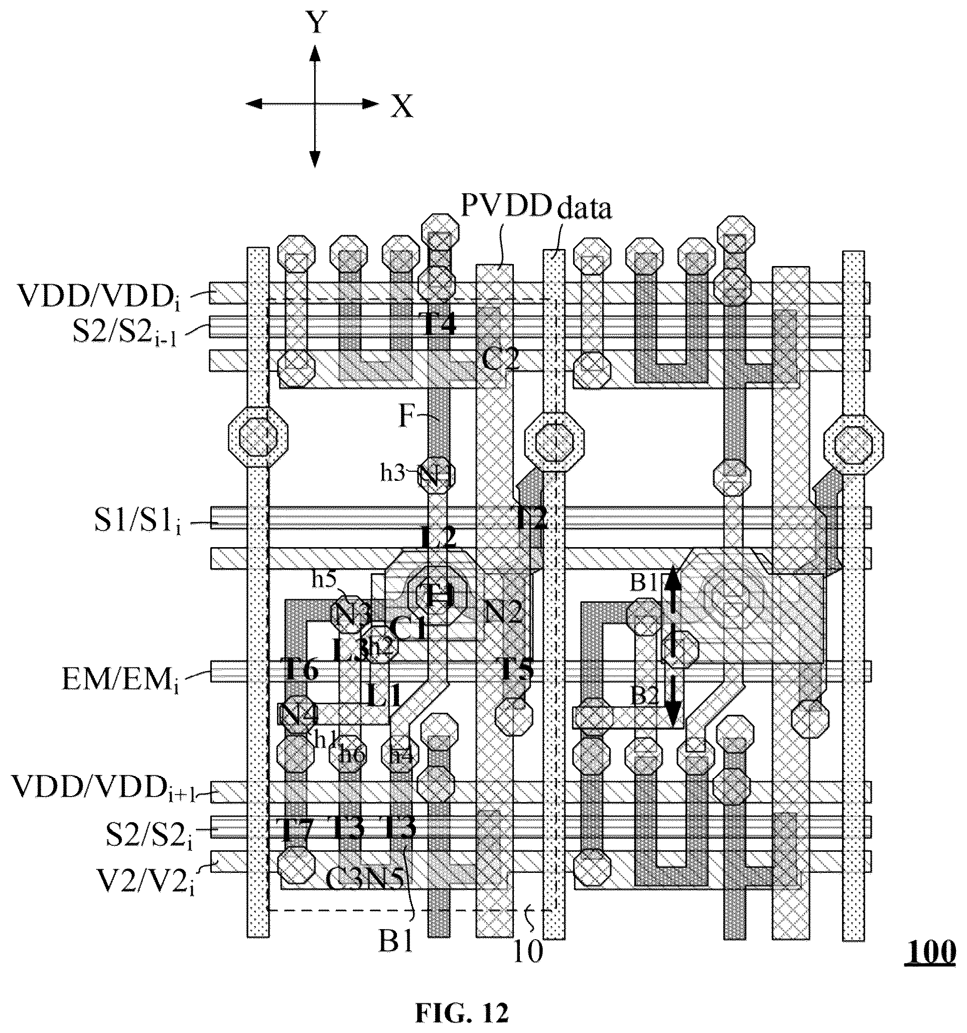 Patent US12586528 Figure 8 – Pixel driving circuit, array substrate and display device