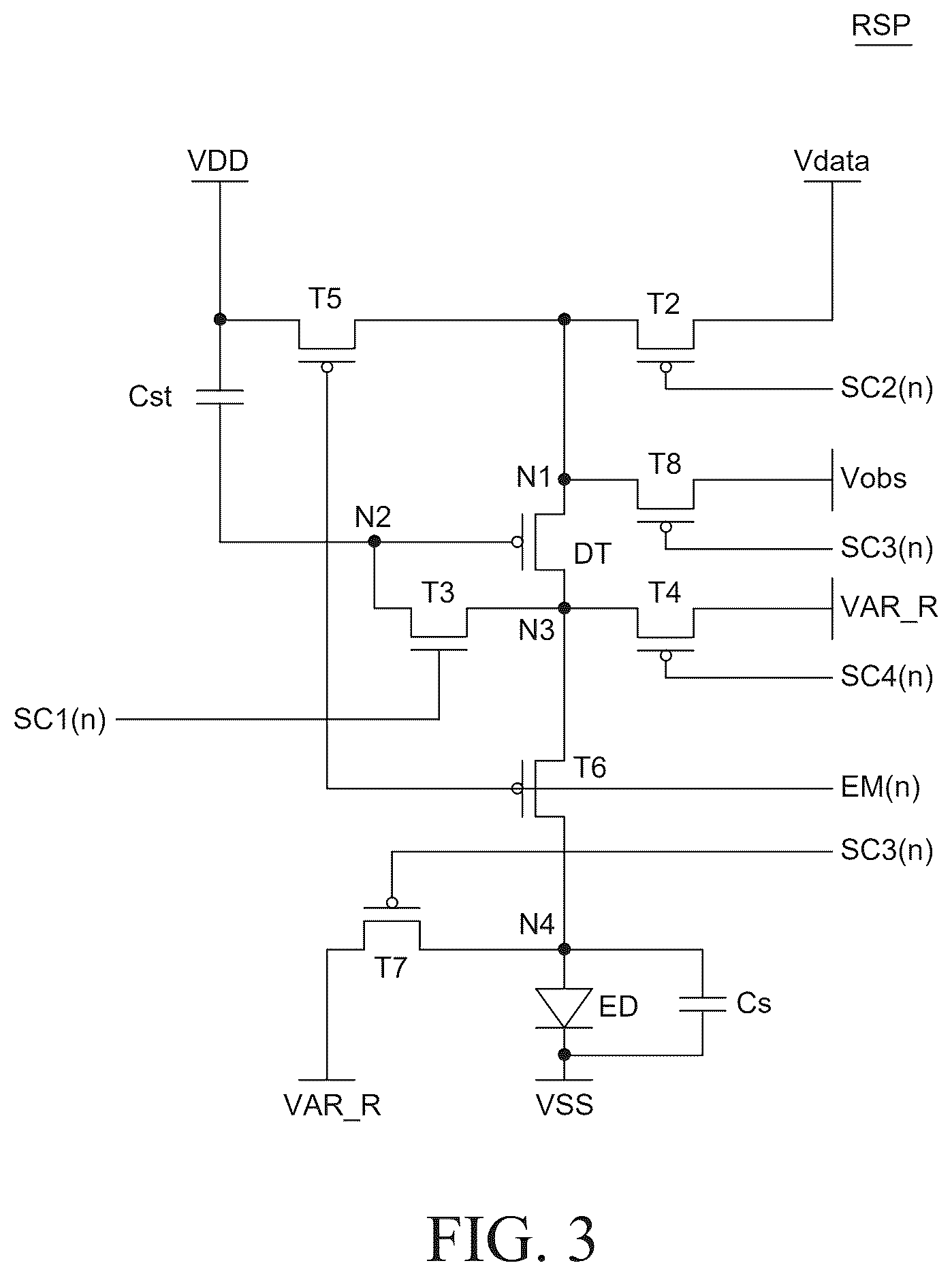 Patent US12586529 Figure 3 – Display apparatus