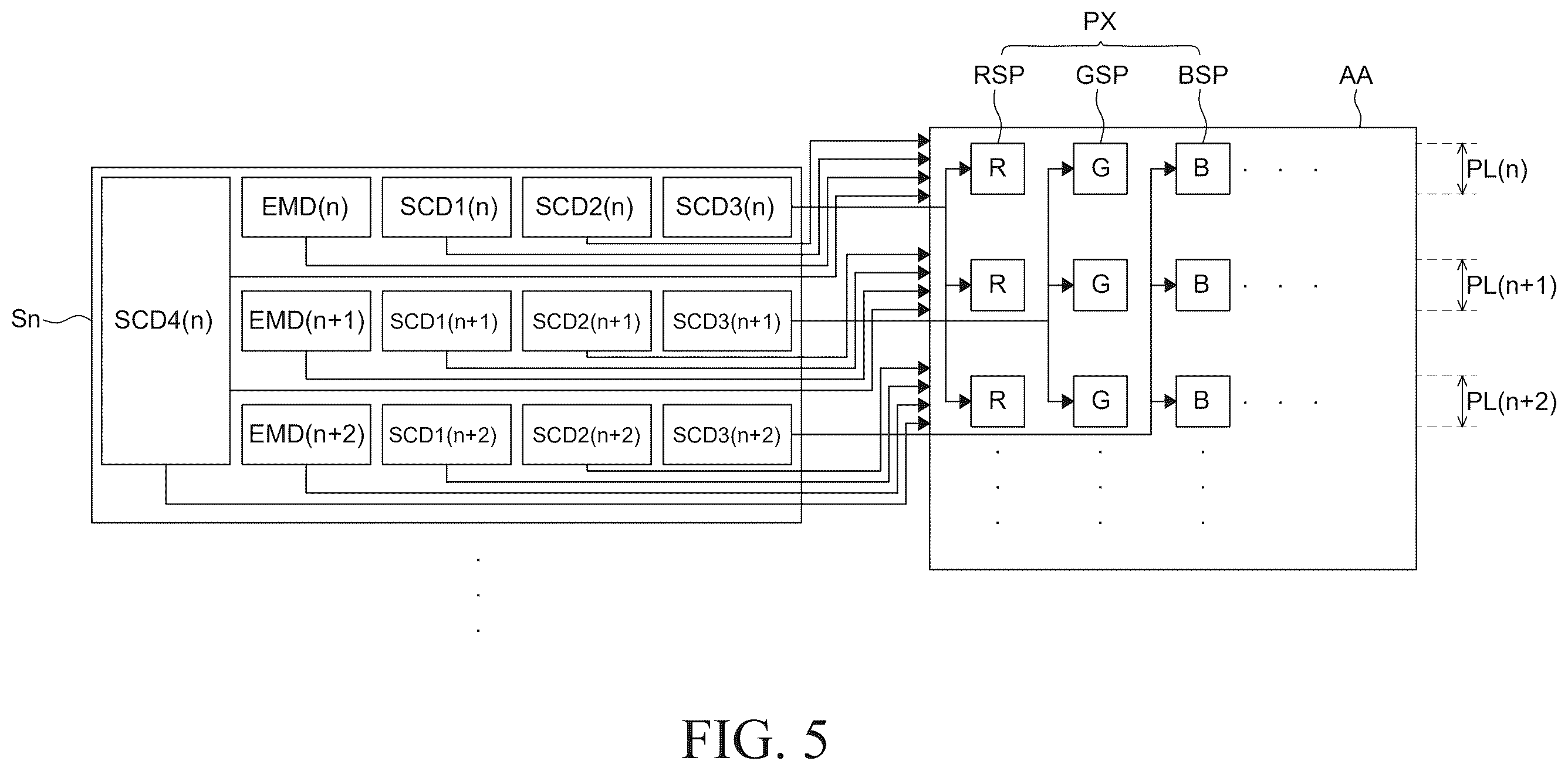 Patent US12586529 Figure 5 – Display apparatus