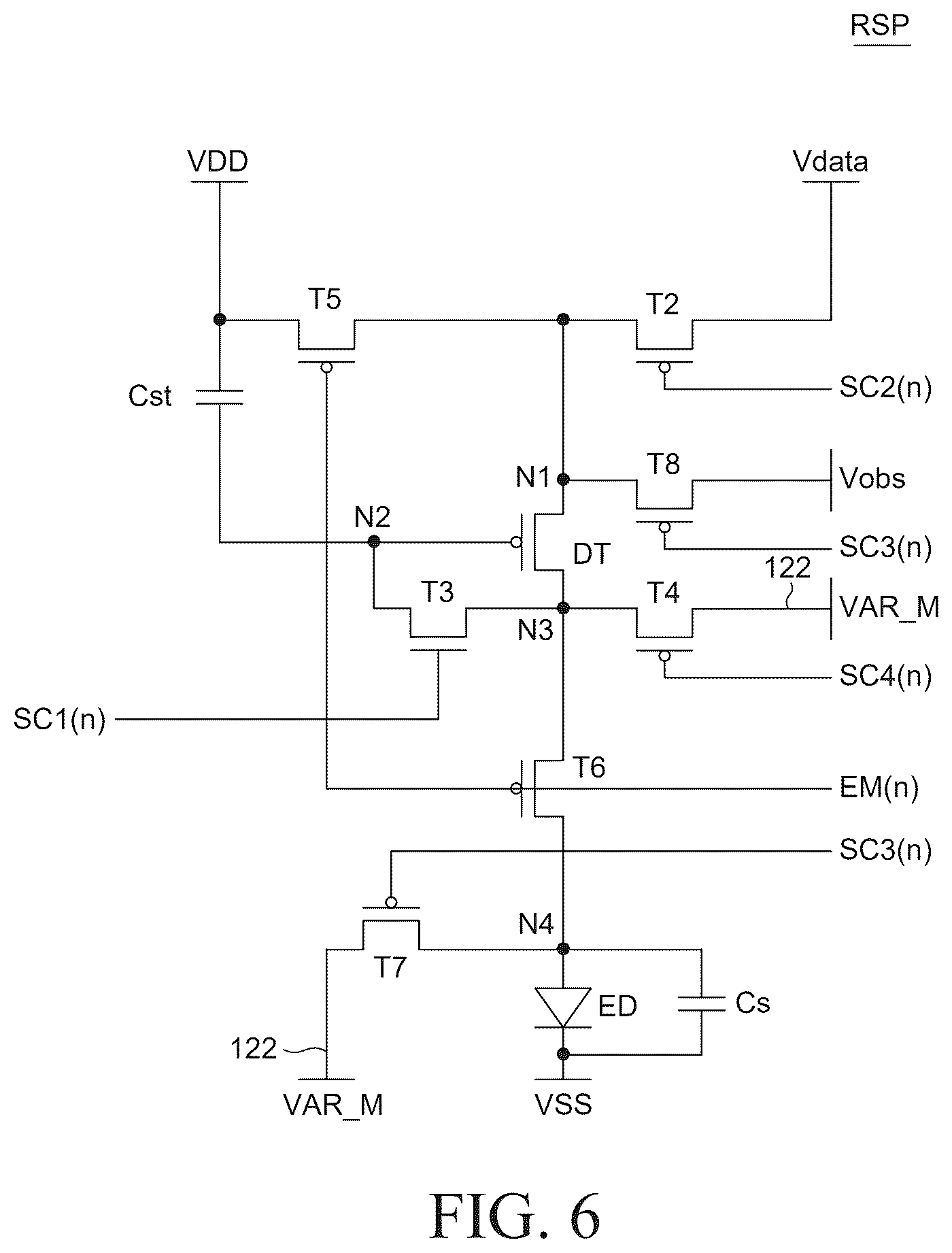 Patent US12586529 Figure 6 – Display apparatus