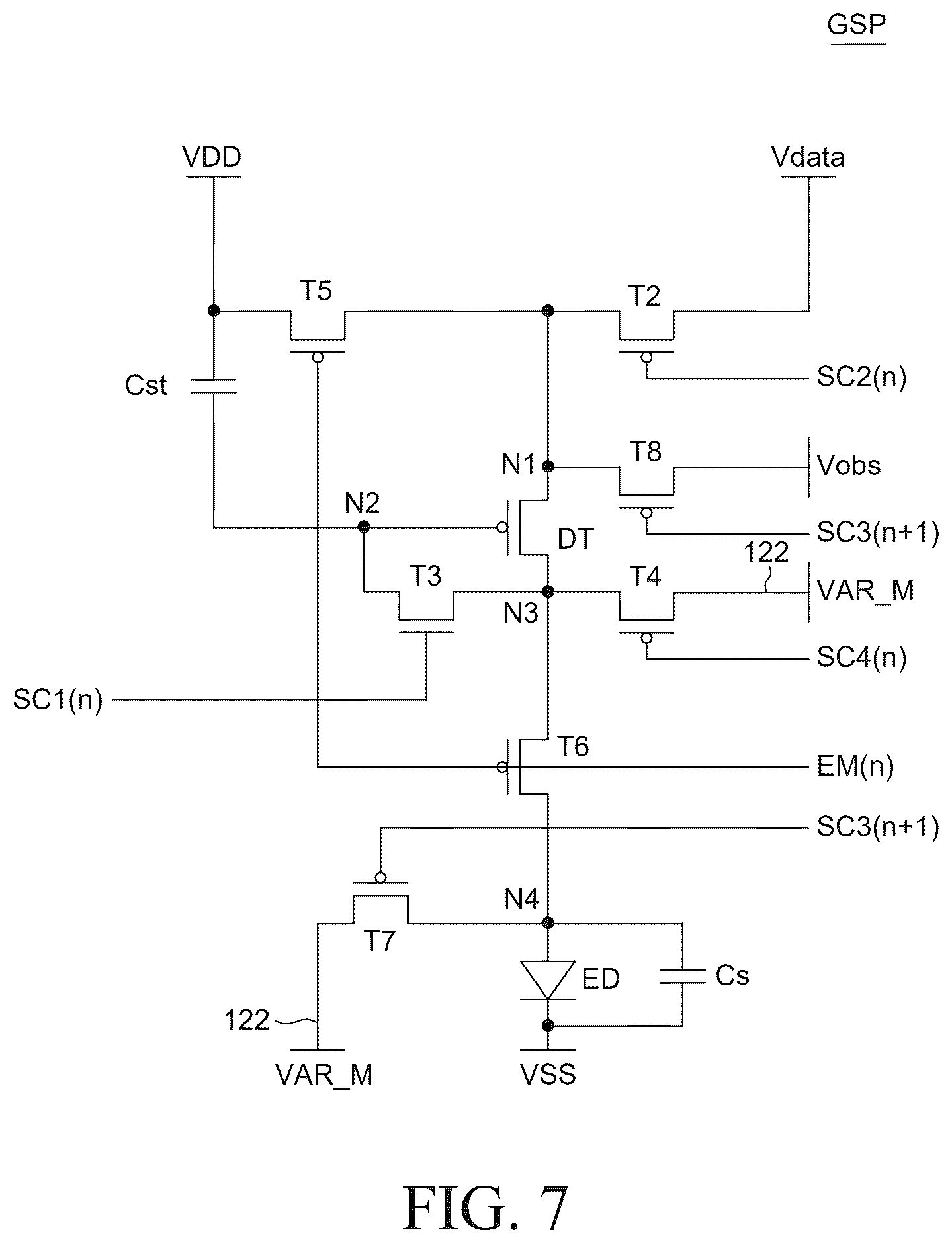 Patent US12586529 Figure 7 – Display apparatus