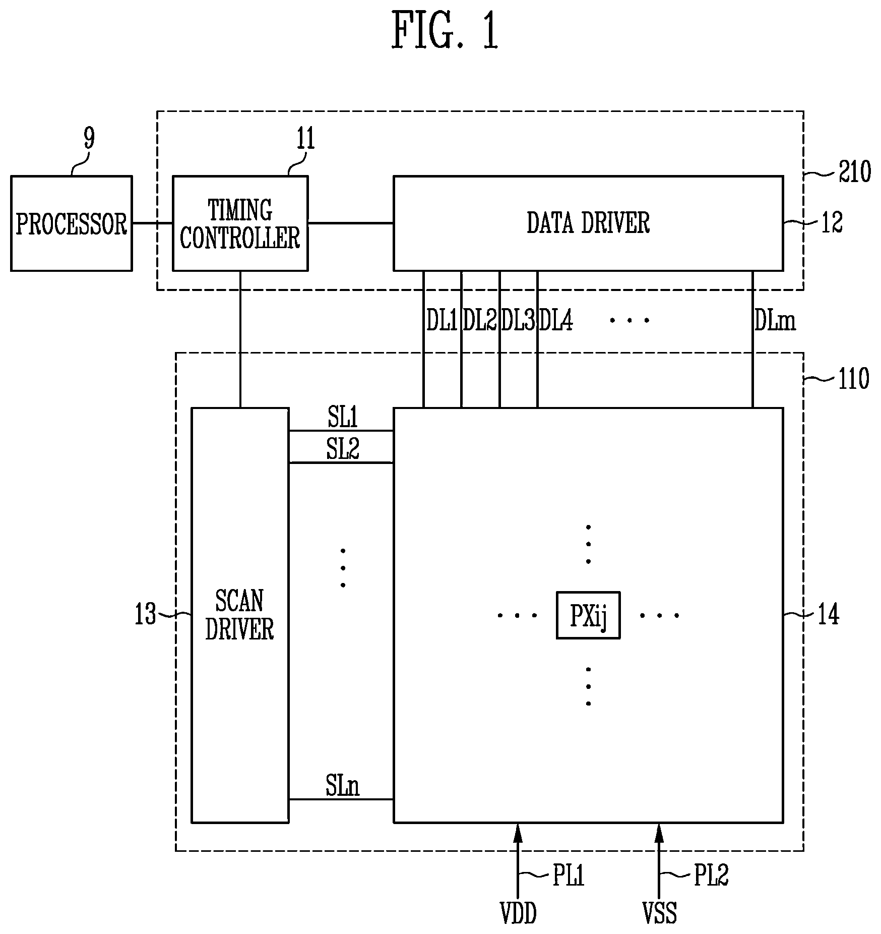 Patent US12586530 Figure 1 – Pixel and display device including the same, and electronic device