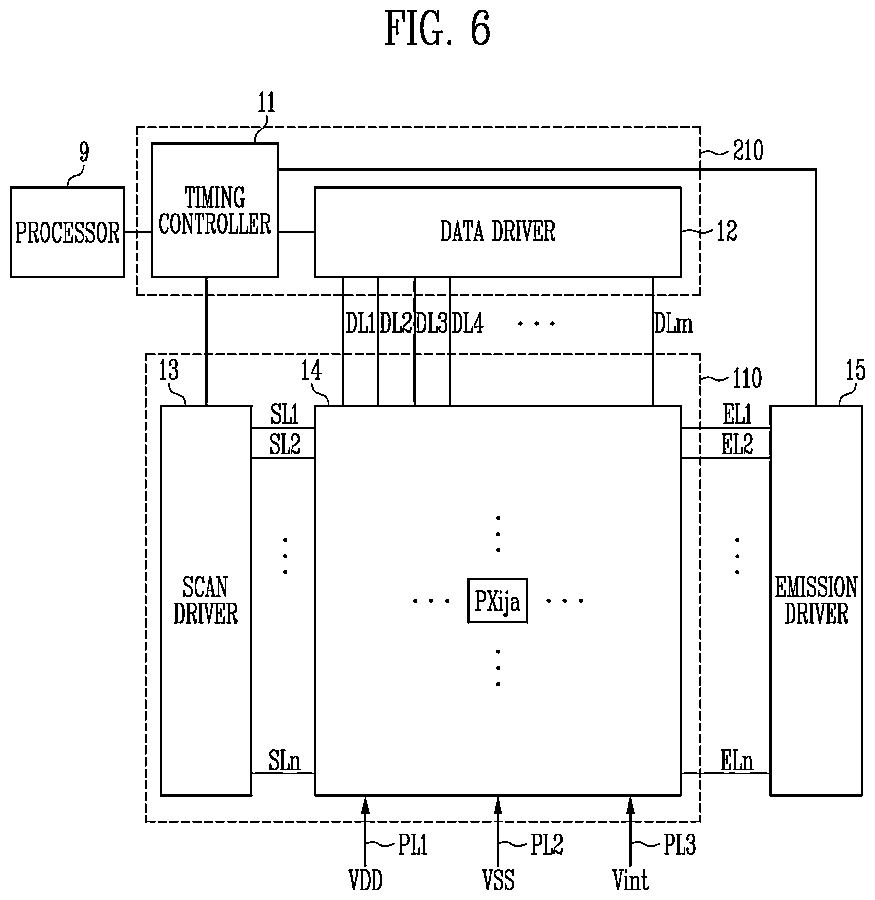 Patent US12586530 Figure 7 – Pixel and display device including the same, and electronic device