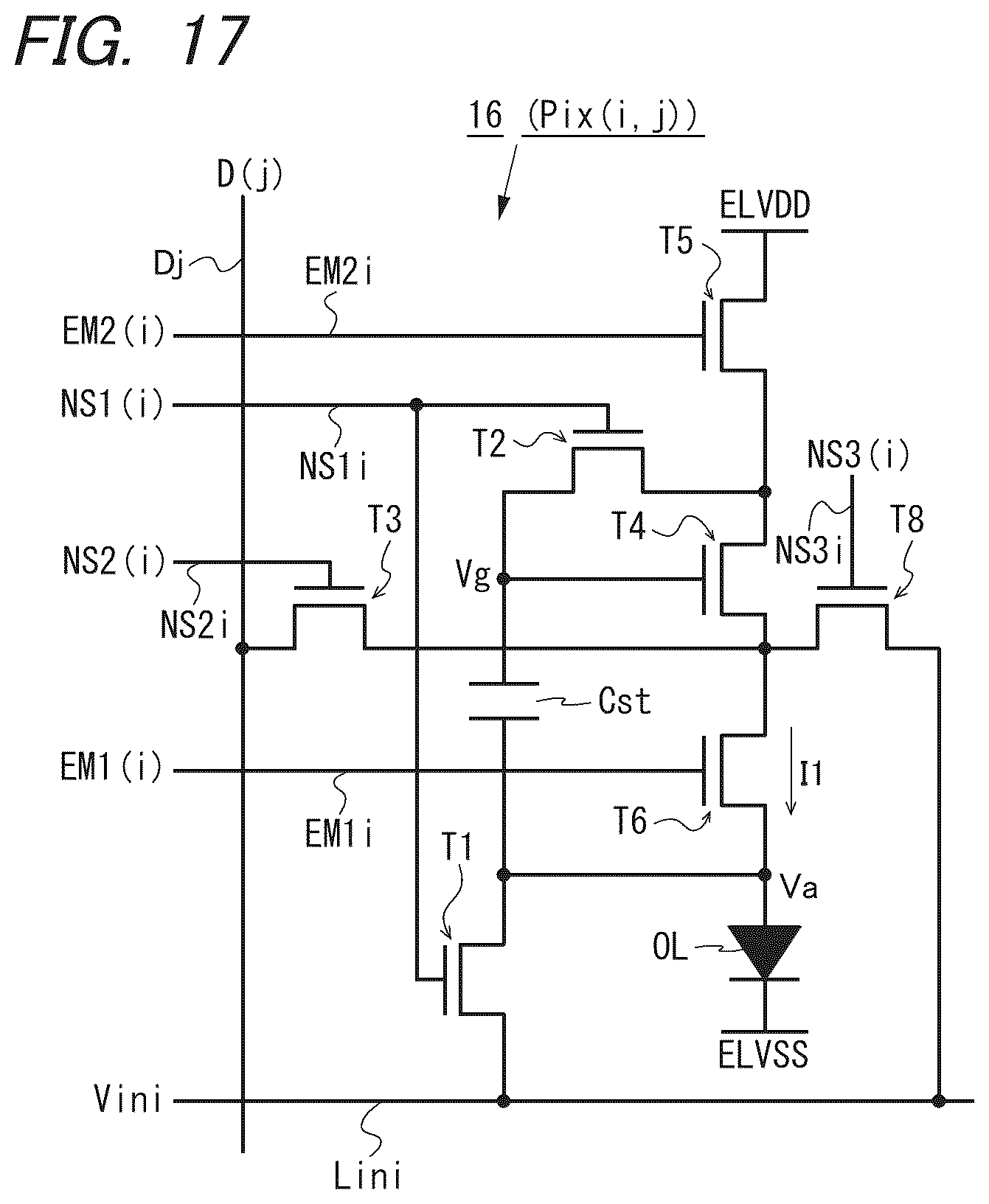 Patent US12586531 Figure 17 – Display device and method for driving same