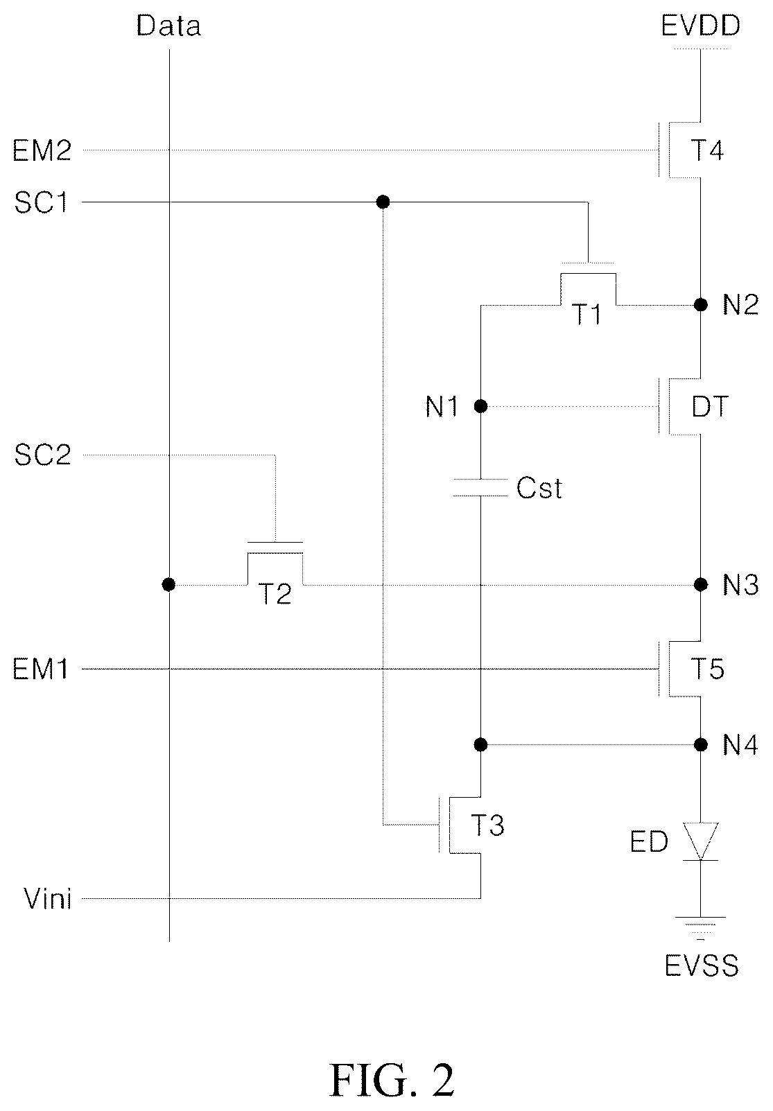 Patent US12586532 Figure 2 – Display apparatus