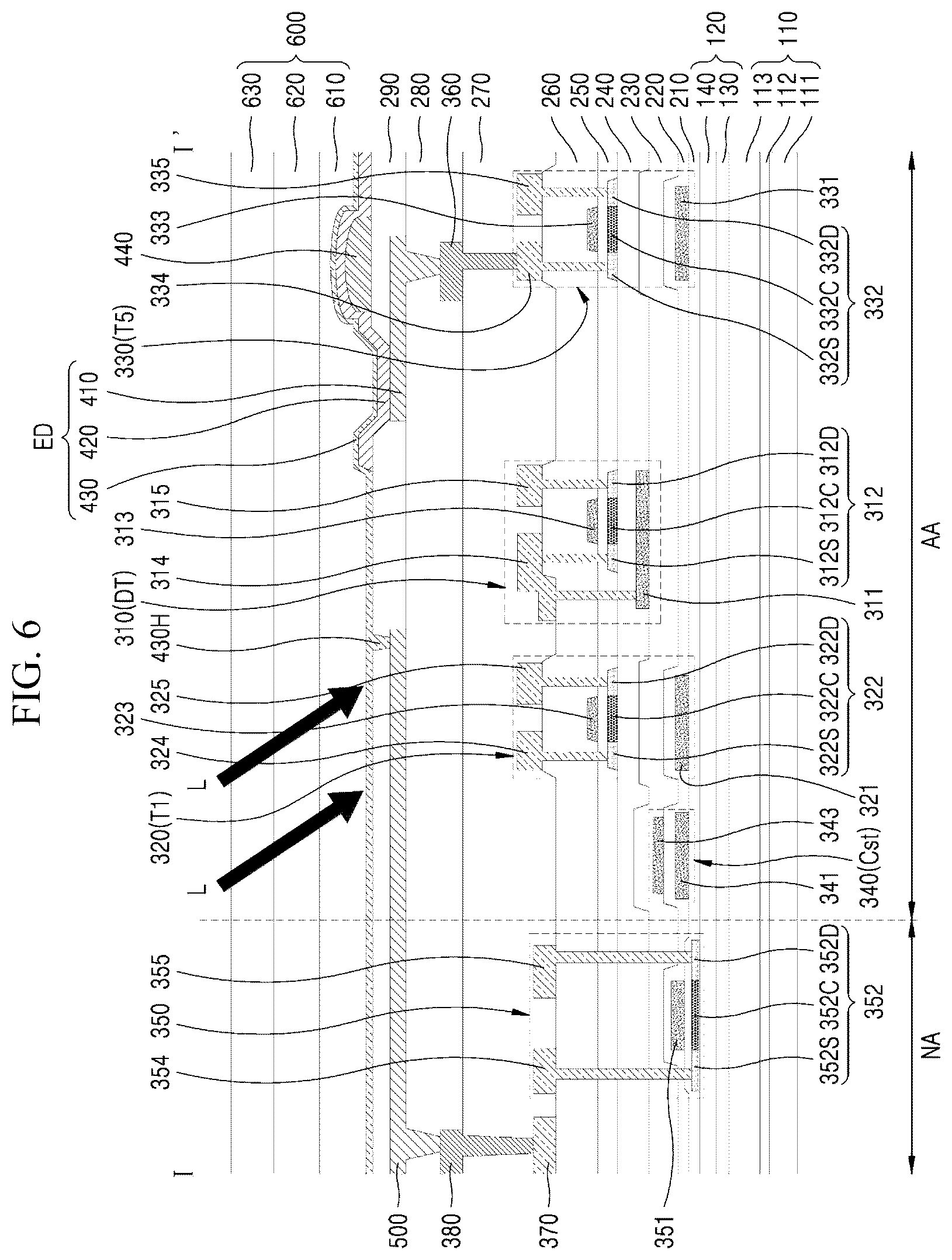 Patent US12586532 Figure 6 – Display apparatus