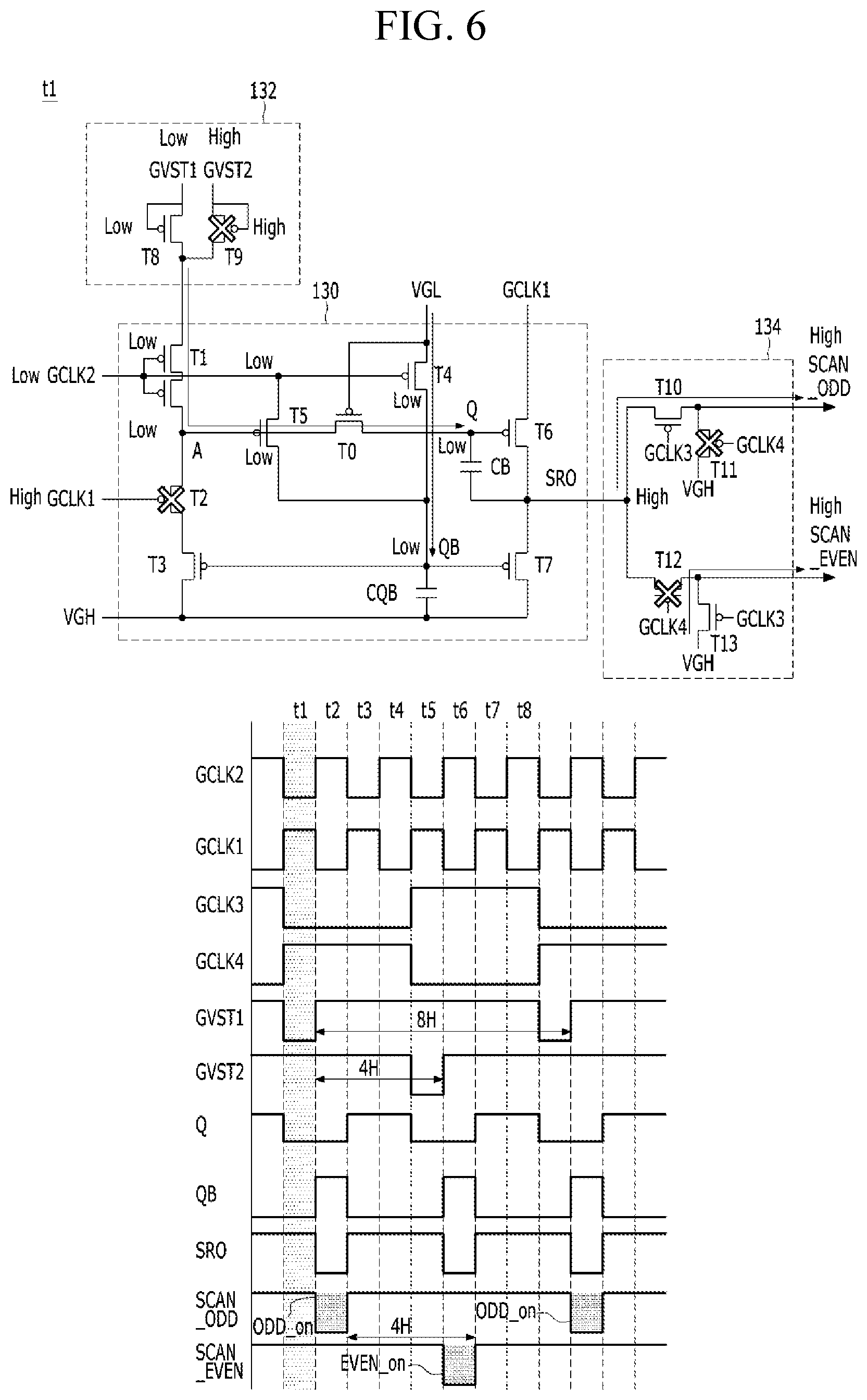 Patent US12586533 Figure 5 – Gate driver and display device including same