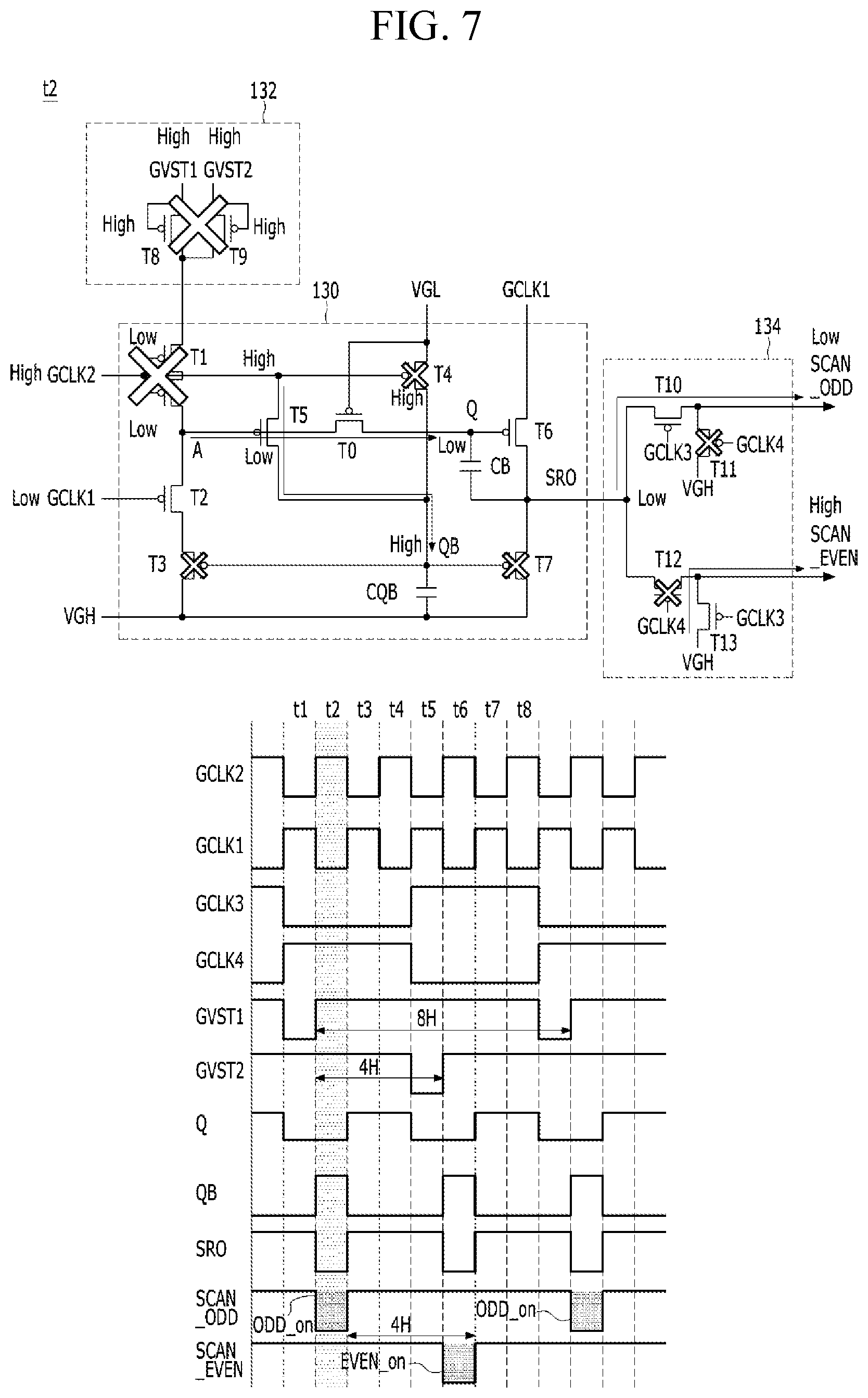 Patent US12586533 Figure 6 – Gate driver and display device including same