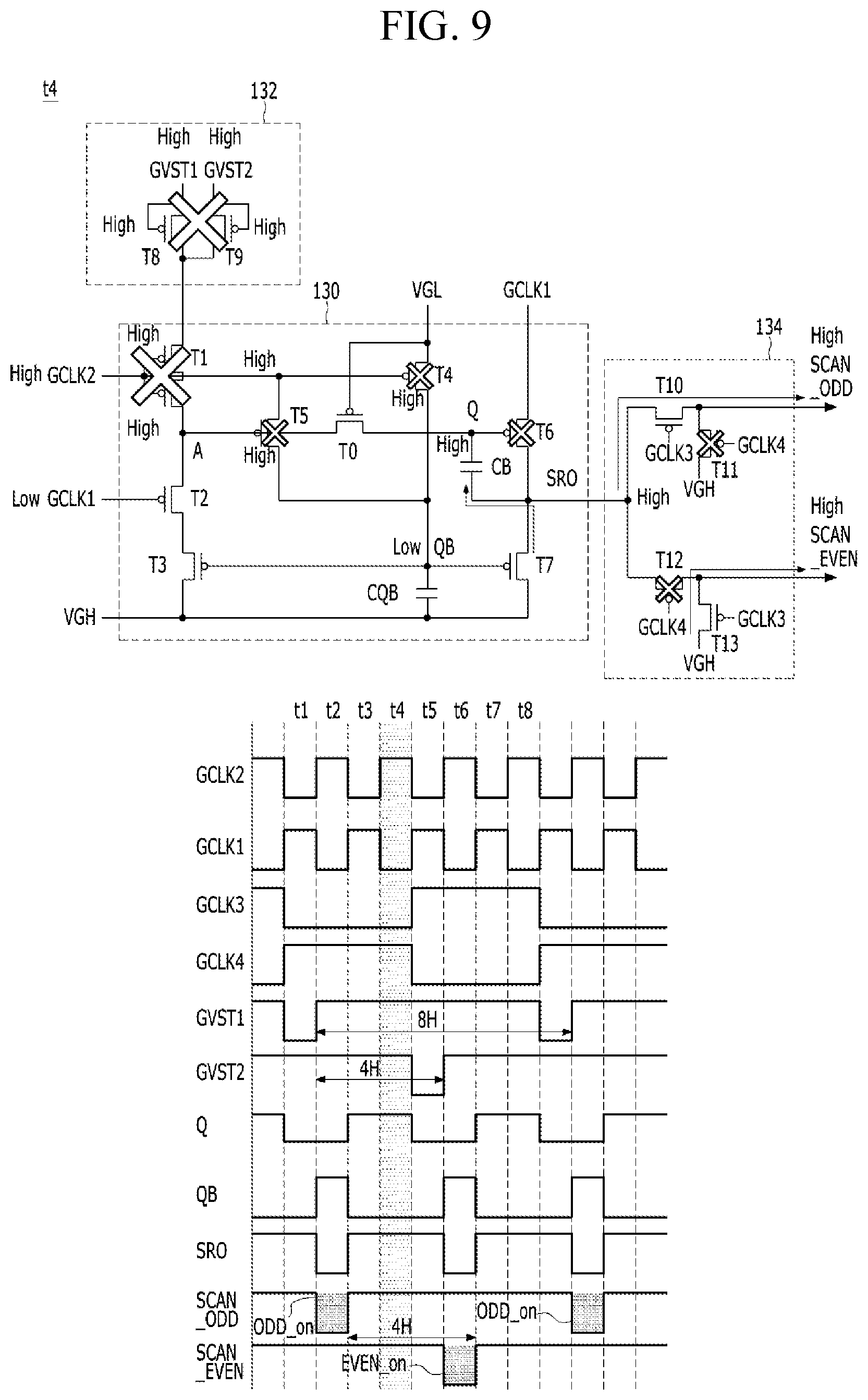 Patent US12586533 Figure 8 – Gate driver and display device including same