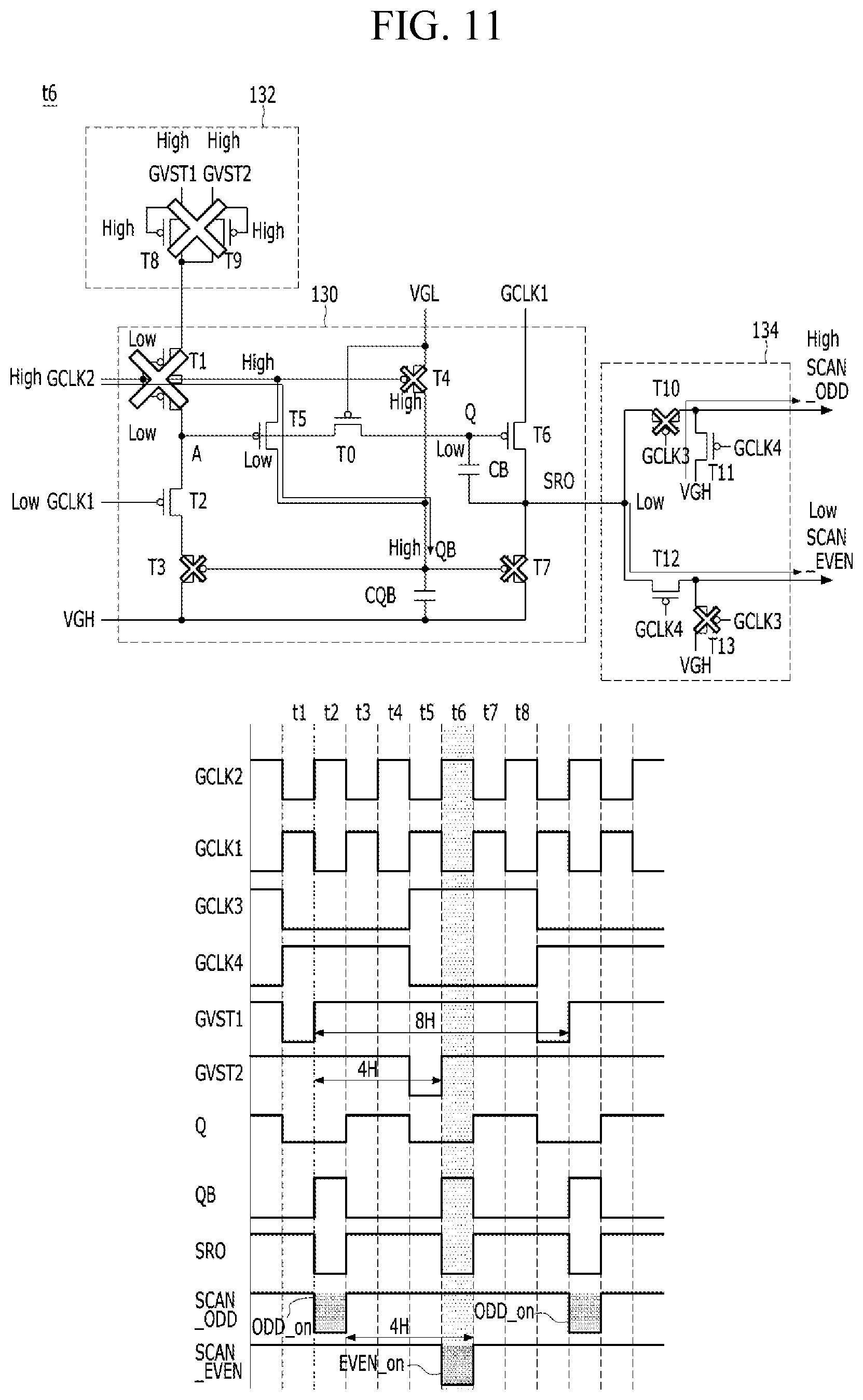 Patent US12586533 Figure 10 – Gate driver and display device including same