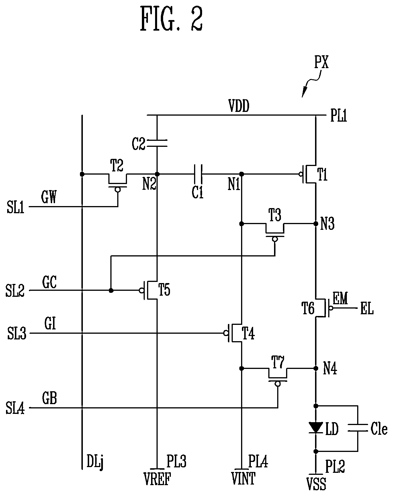 Patent US12586534 Figure 2 – Driving circuit unit, display device including the same, and method of driving the same