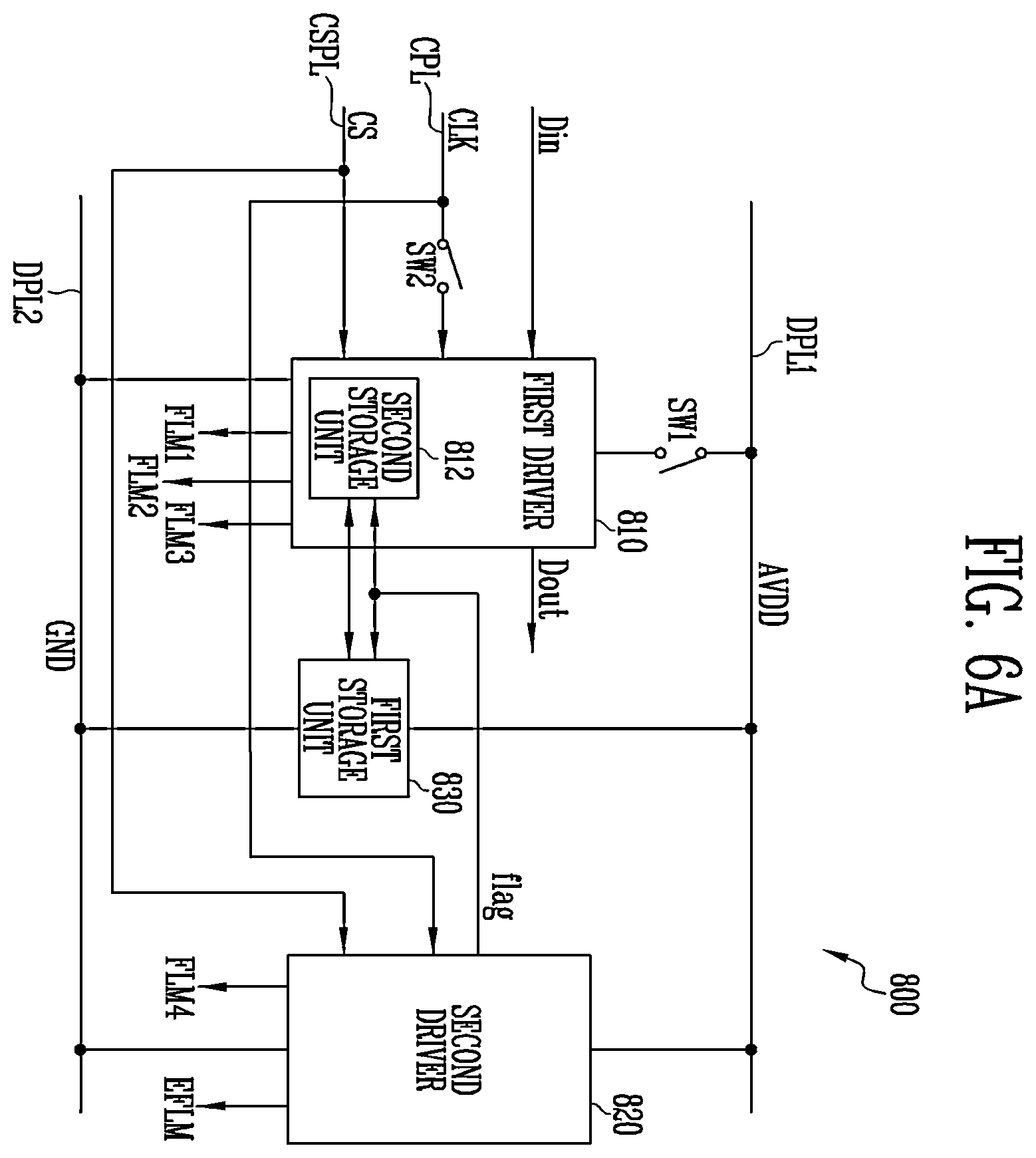 Patent US12586534 Figure 6 – Driving circuit unit, display device including the same, and method of driving the same