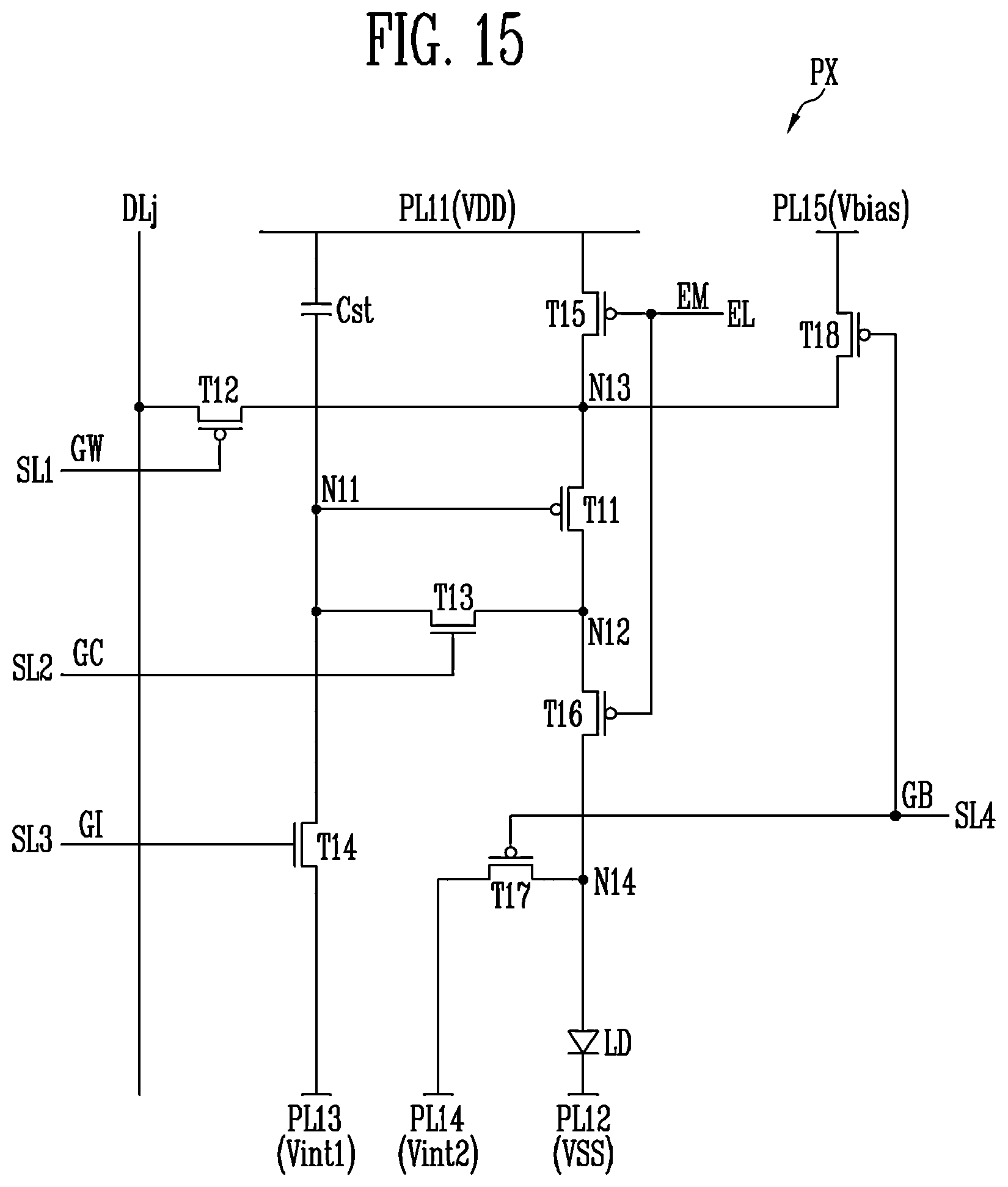 Patent US12586534 Figure 17 – Driving circuit unit, display device including the same, and method of driving the same