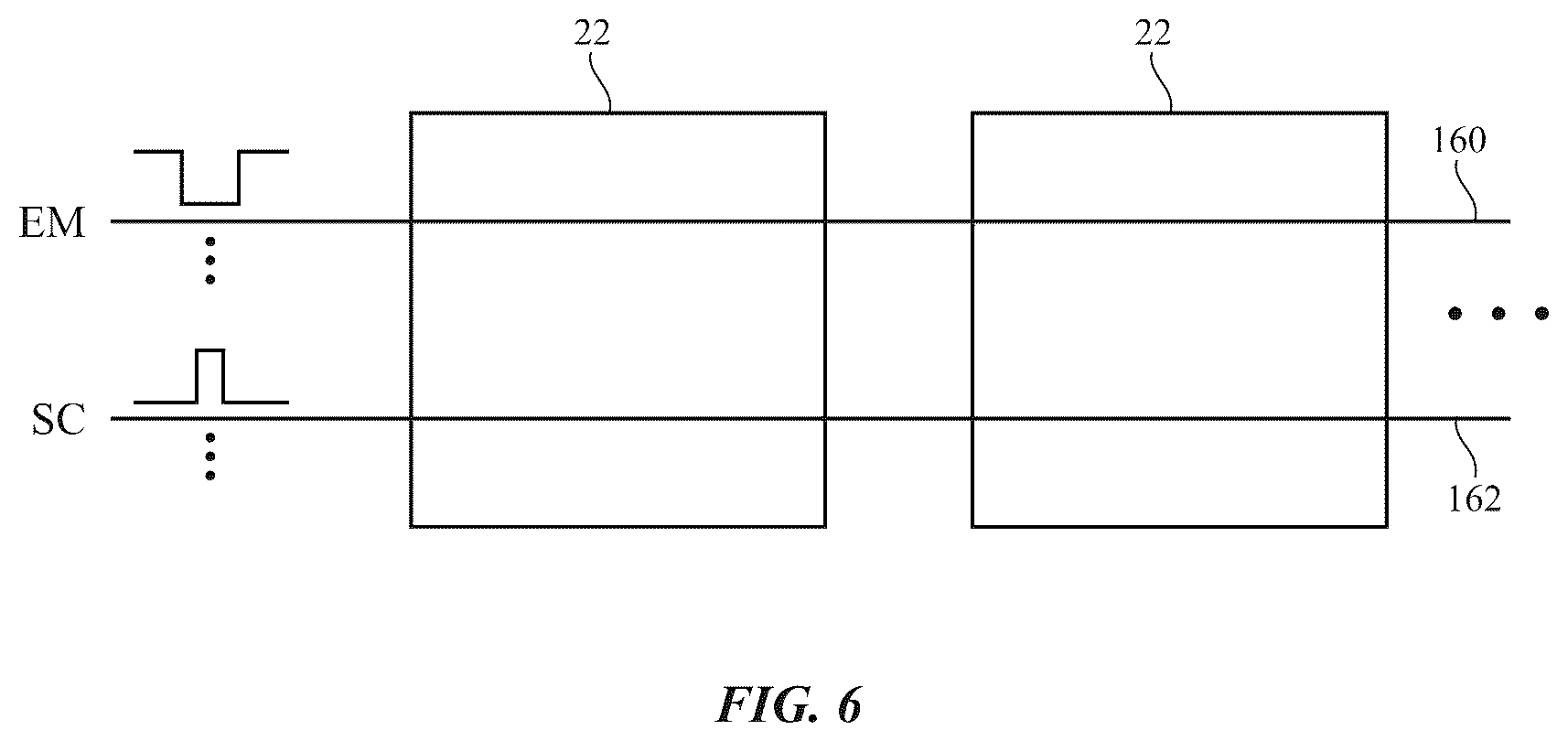 Patent US12586535 Figure 5 – Display having semiconducting oxide gate driver circuitry with bottom gate terminals for reduced leakage