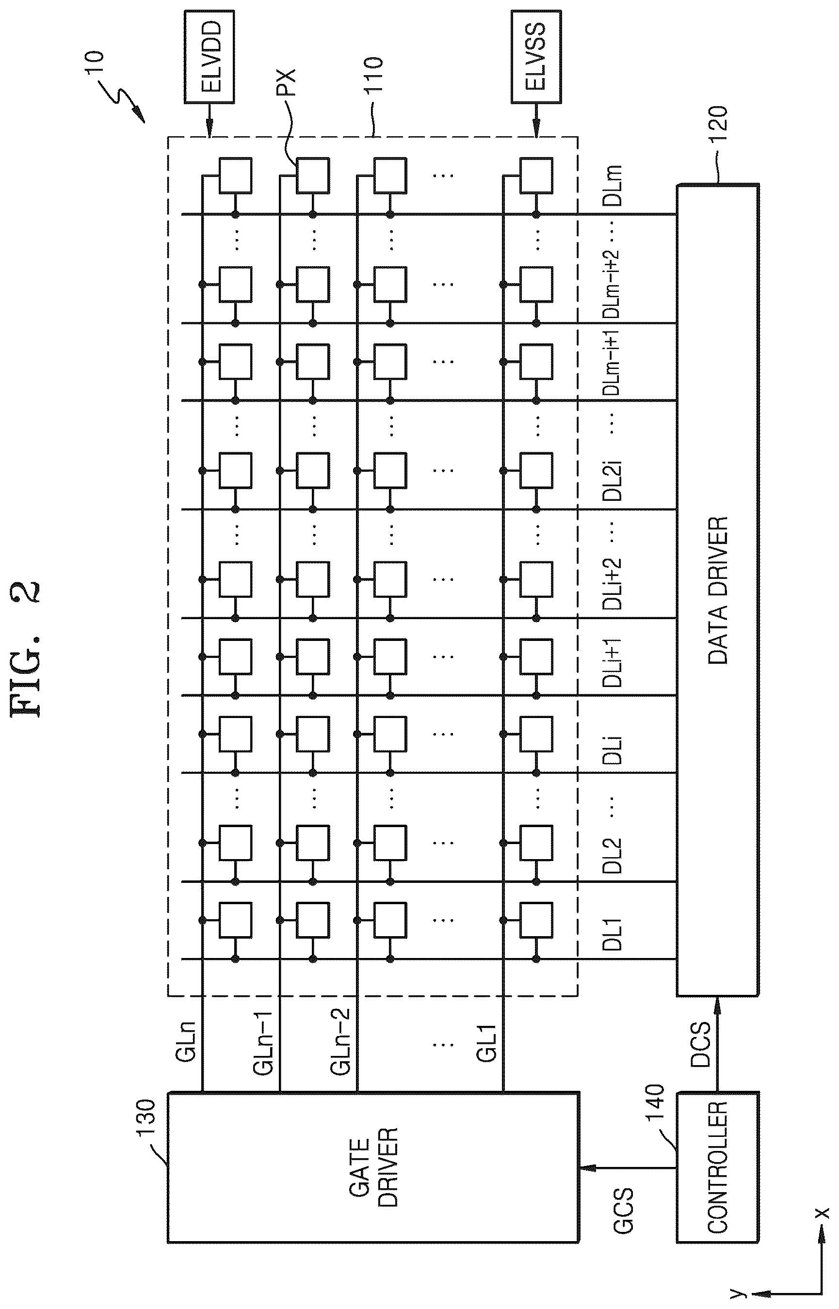 Patent US12586537 Figure 2 – Display apparatus