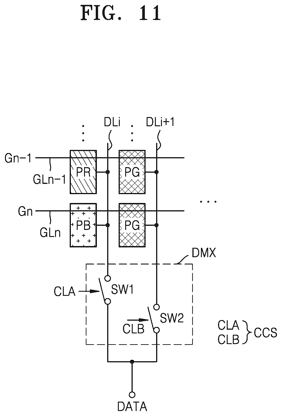 Patent US12586537 Figure 11 – Display apparatus