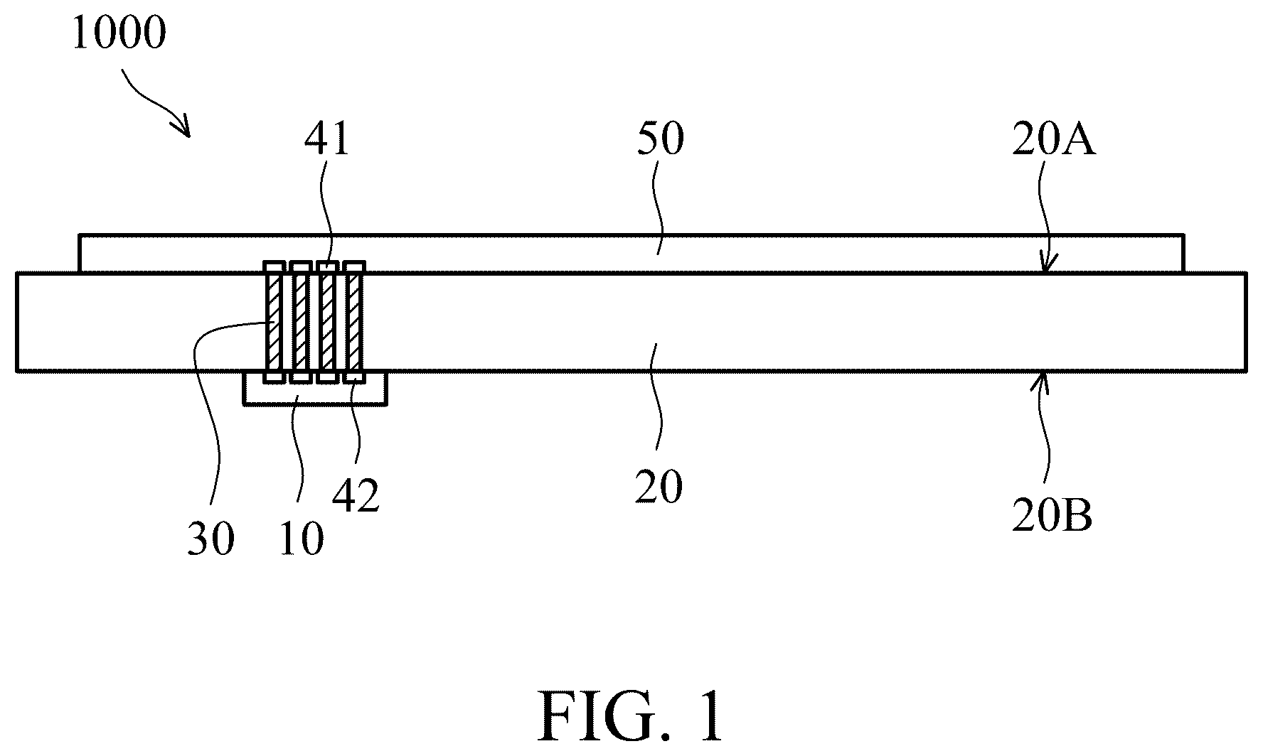 Patent US12586538 Figure 1 – Electronic device