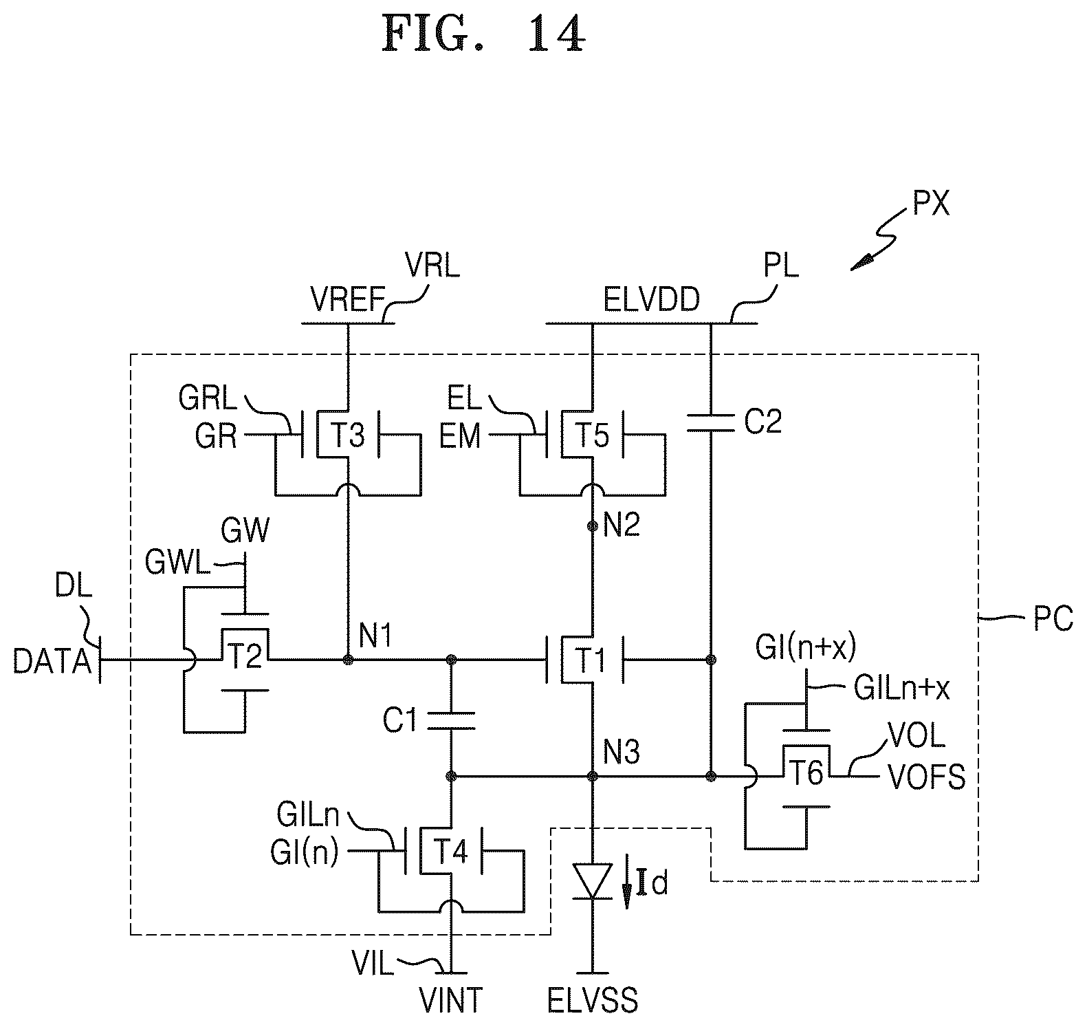 Patent US12586539 Figure 14 – Display apparatus