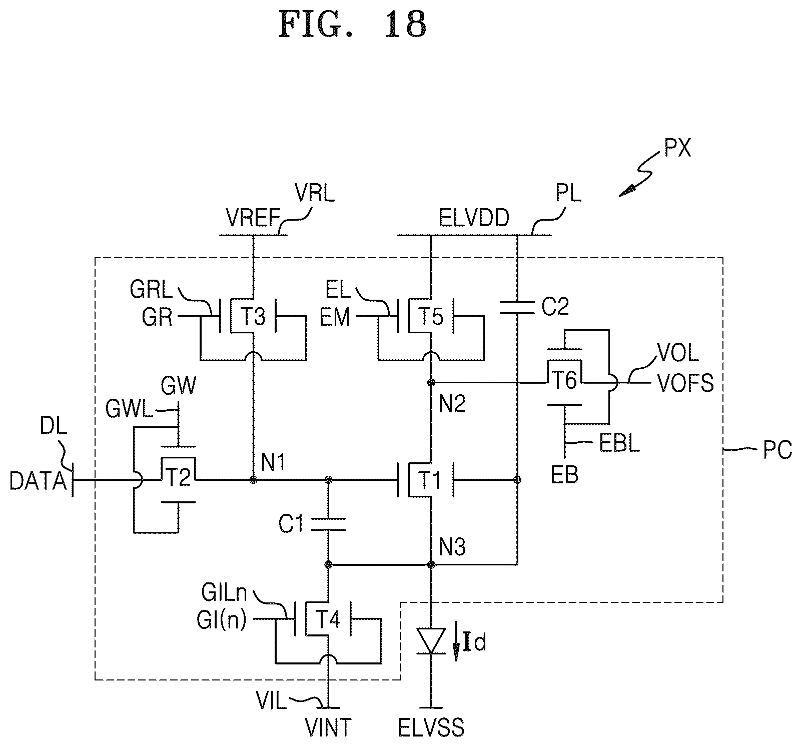 Patent US12586539 Figure 18 – Display apparatus