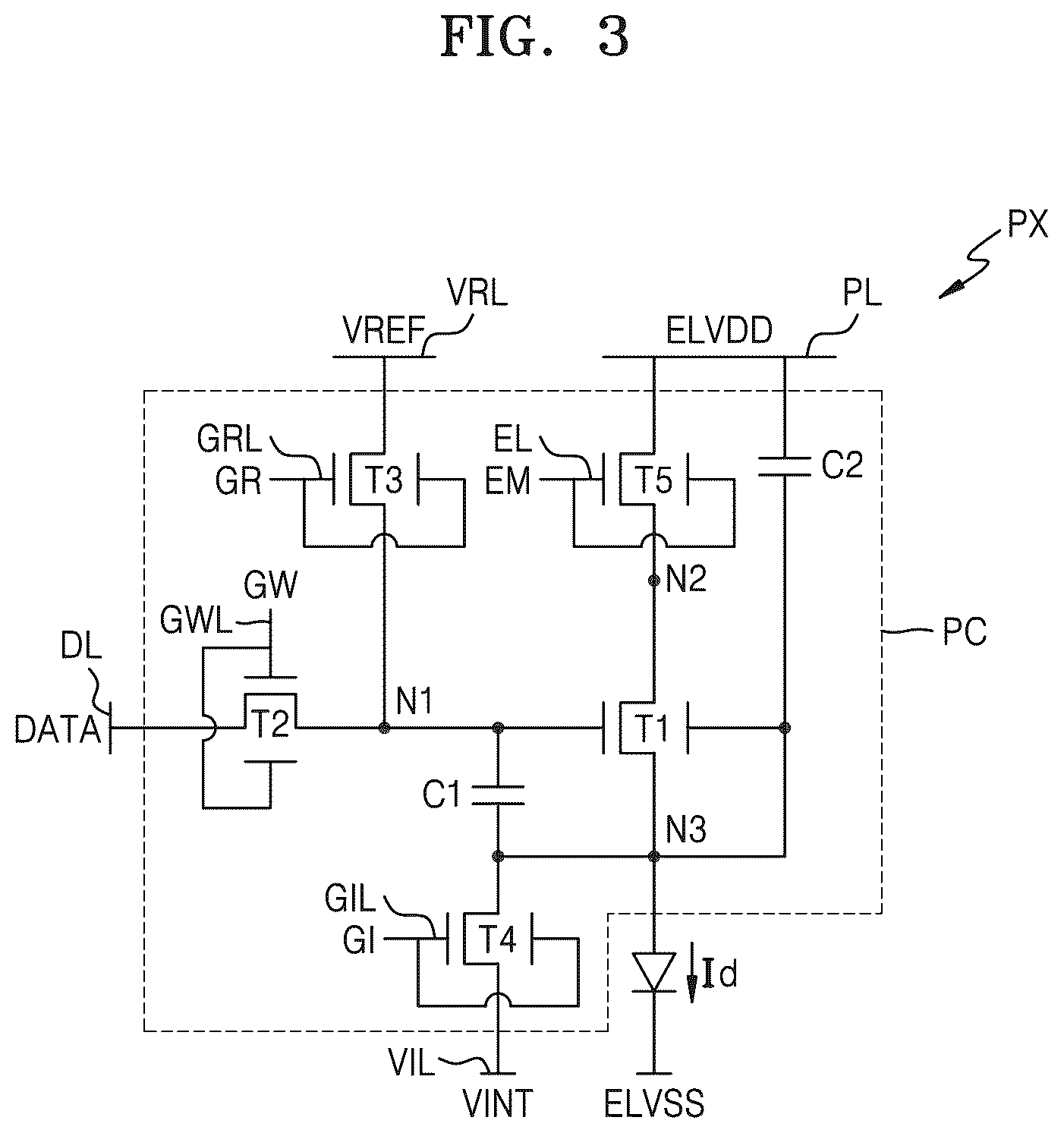 Patent US12586540 Figure 3 – Display apparatus