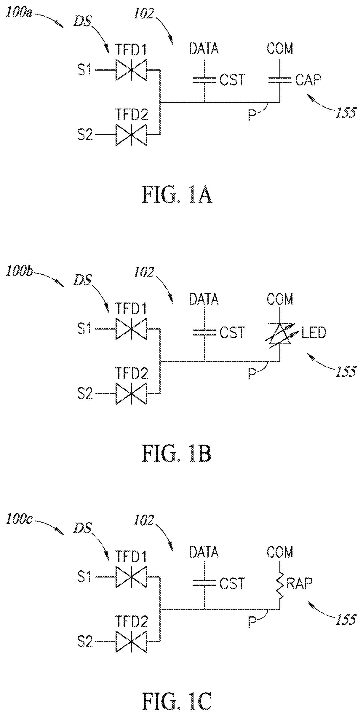 Patent US12586543 Figure 1 – Methods and circuits for diode-based display backplanes and electronic displays