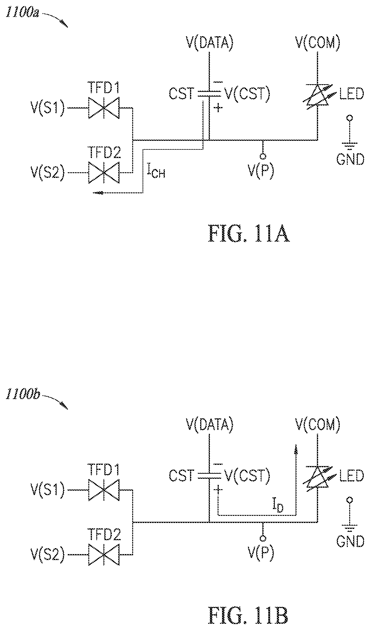 Patent US12586543 Figure 7 – Methods and circuits for diode-based display backplanes and electronic displays