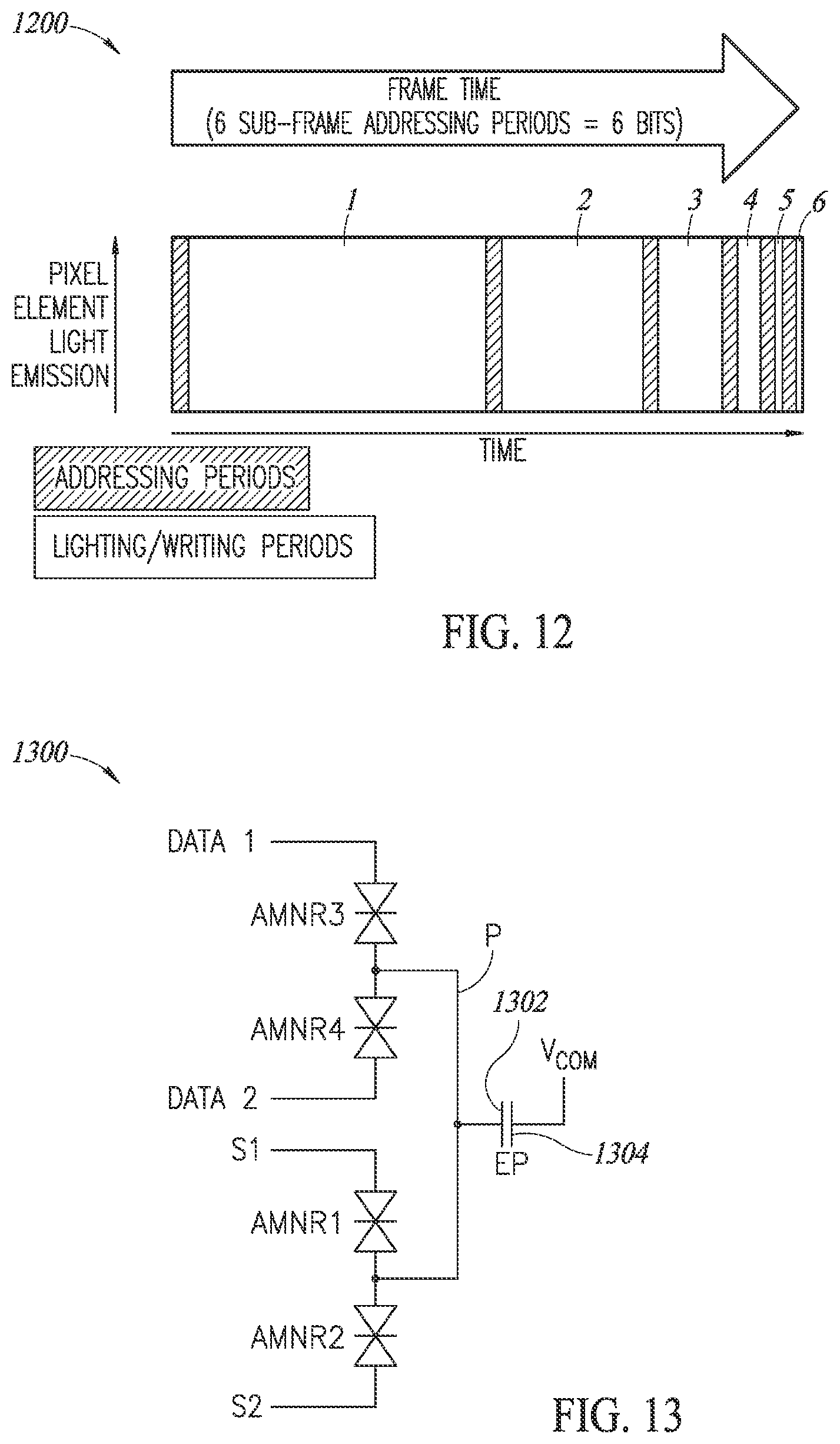 Patent US12586543 Figure 8 – Methods and circuits for diode-based display backplanes and electronic displays