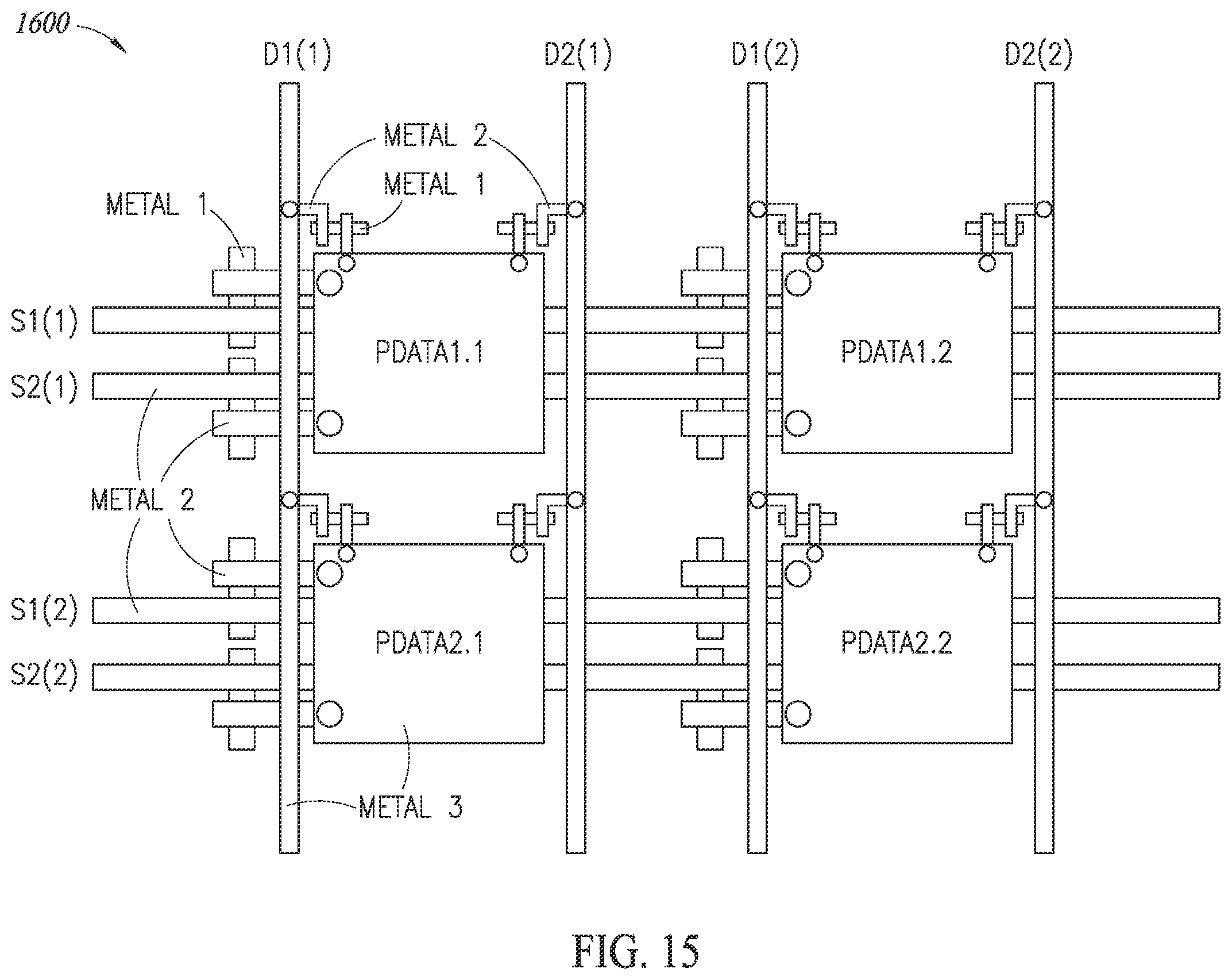Patent US12586543 Figure 14 – Methods and circuits for diode-based display backplanes and electronic displays