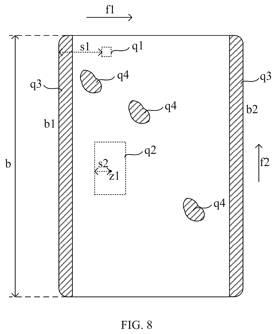 Patent US12586547 Figure 8 – Compensation device and method for display apparatus, display apparatus, and computer storage medium