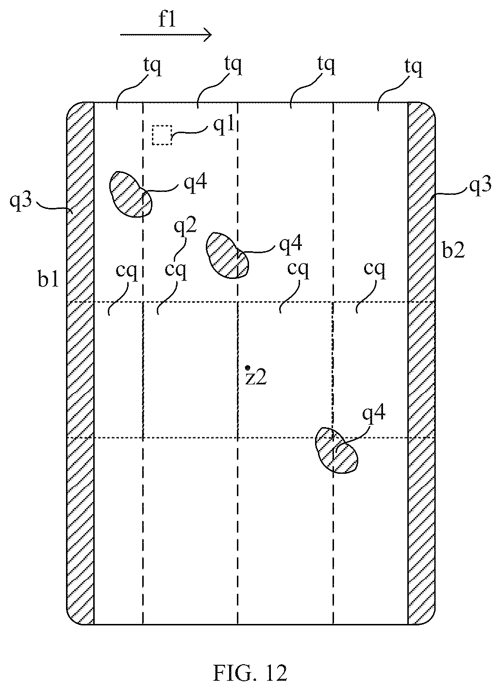 Patent US12586547 Figure 12 – Compensation device and method for display apparatus, display apparatus, and computer storage medium