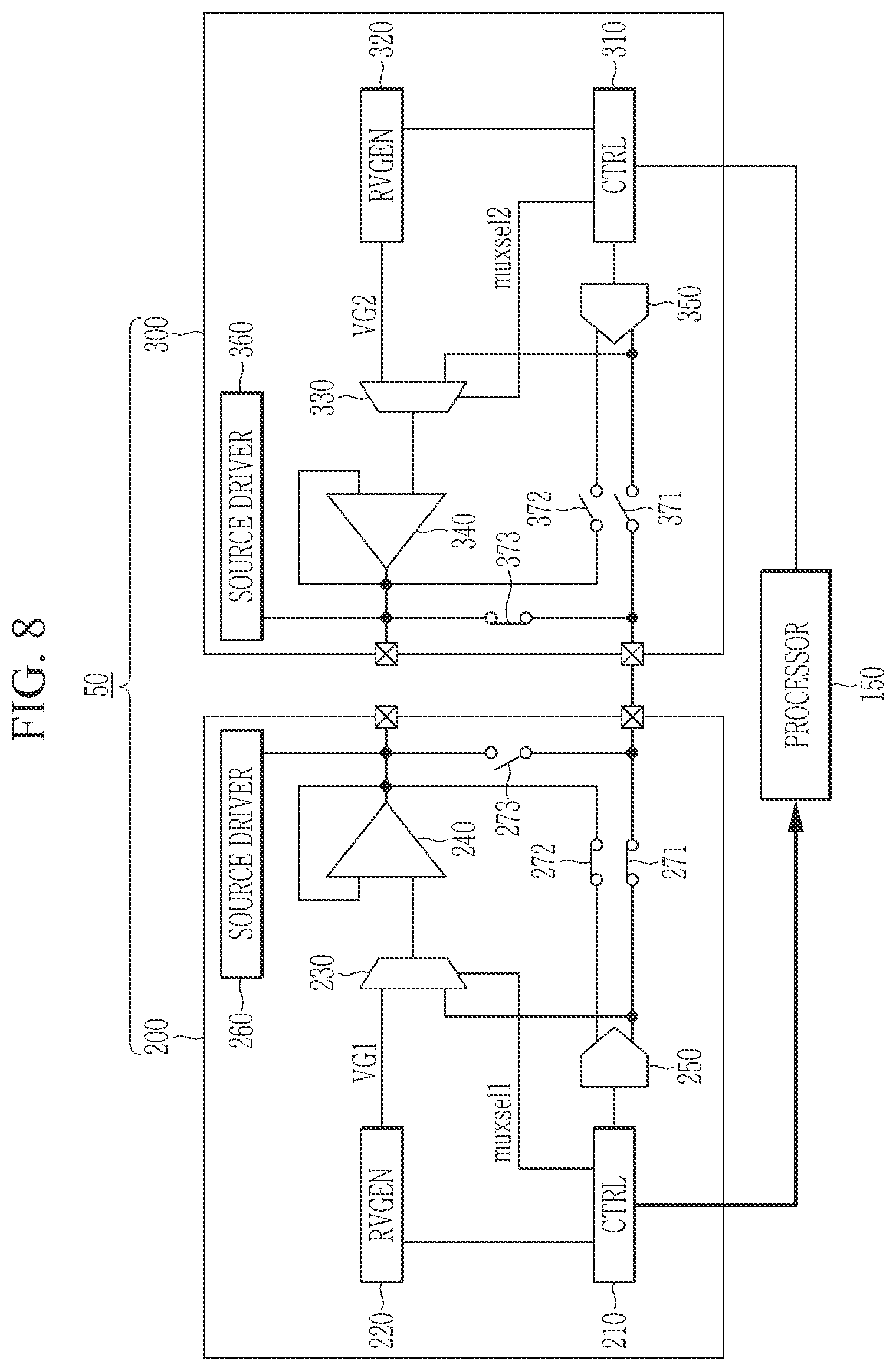 Patent US12586548 Figure 8 – Display device and method for displaying image