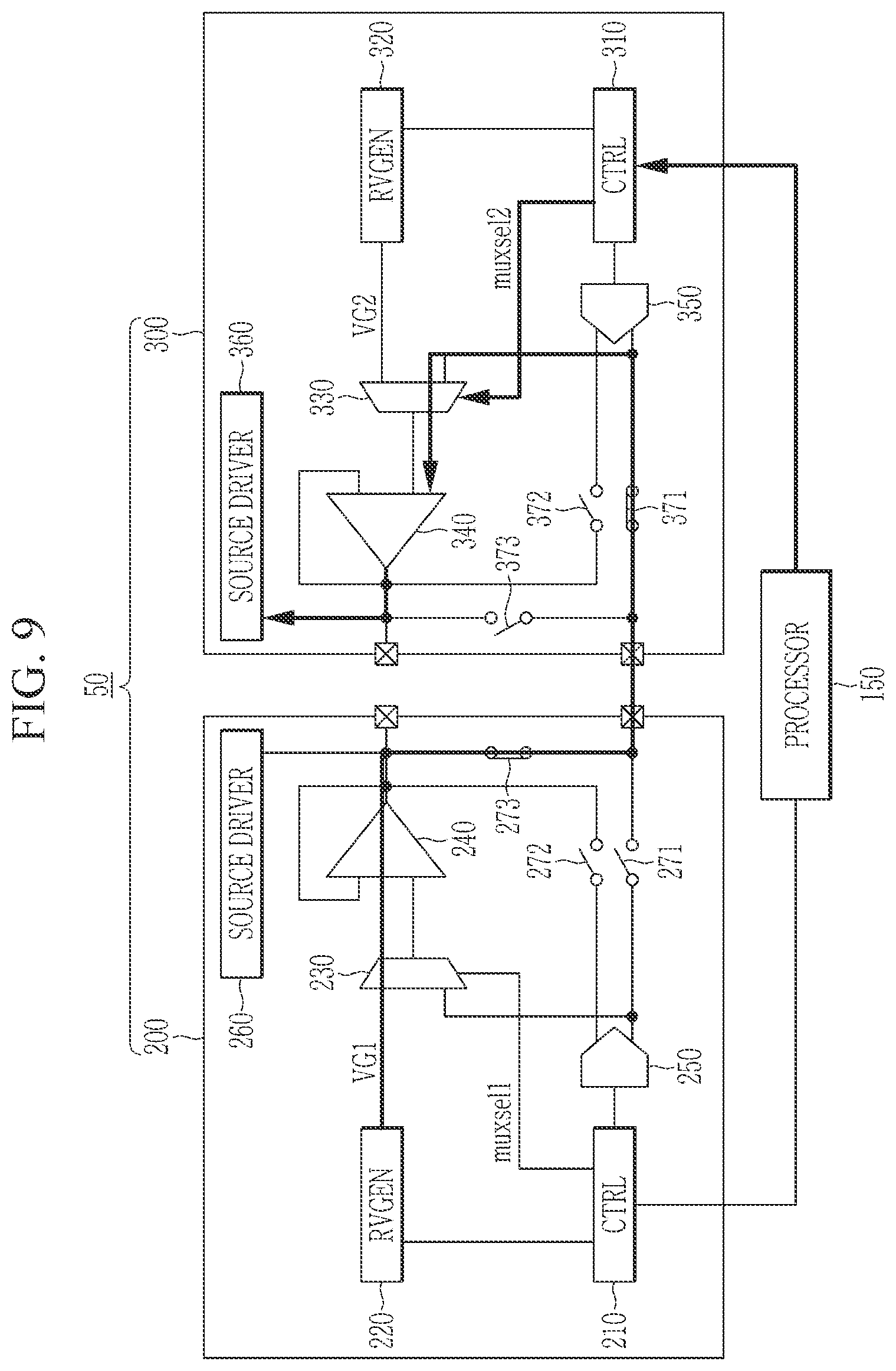 Patent US12586548 Figure 9 – Display device and method for displaying image