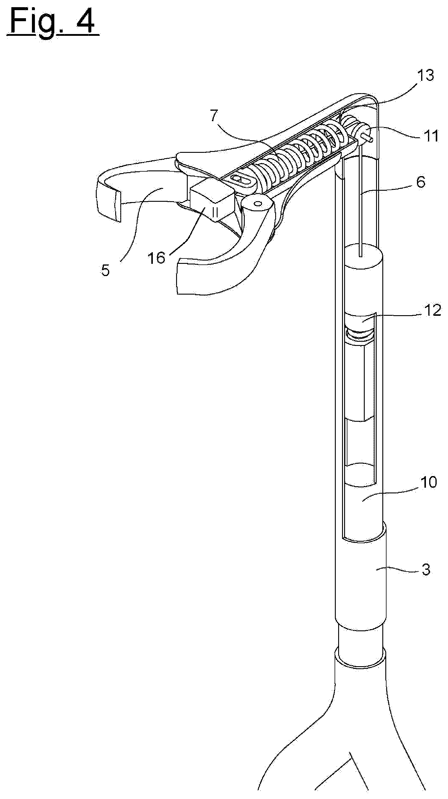 Patent US12586550 Figure 4 – Wall mount for guitar