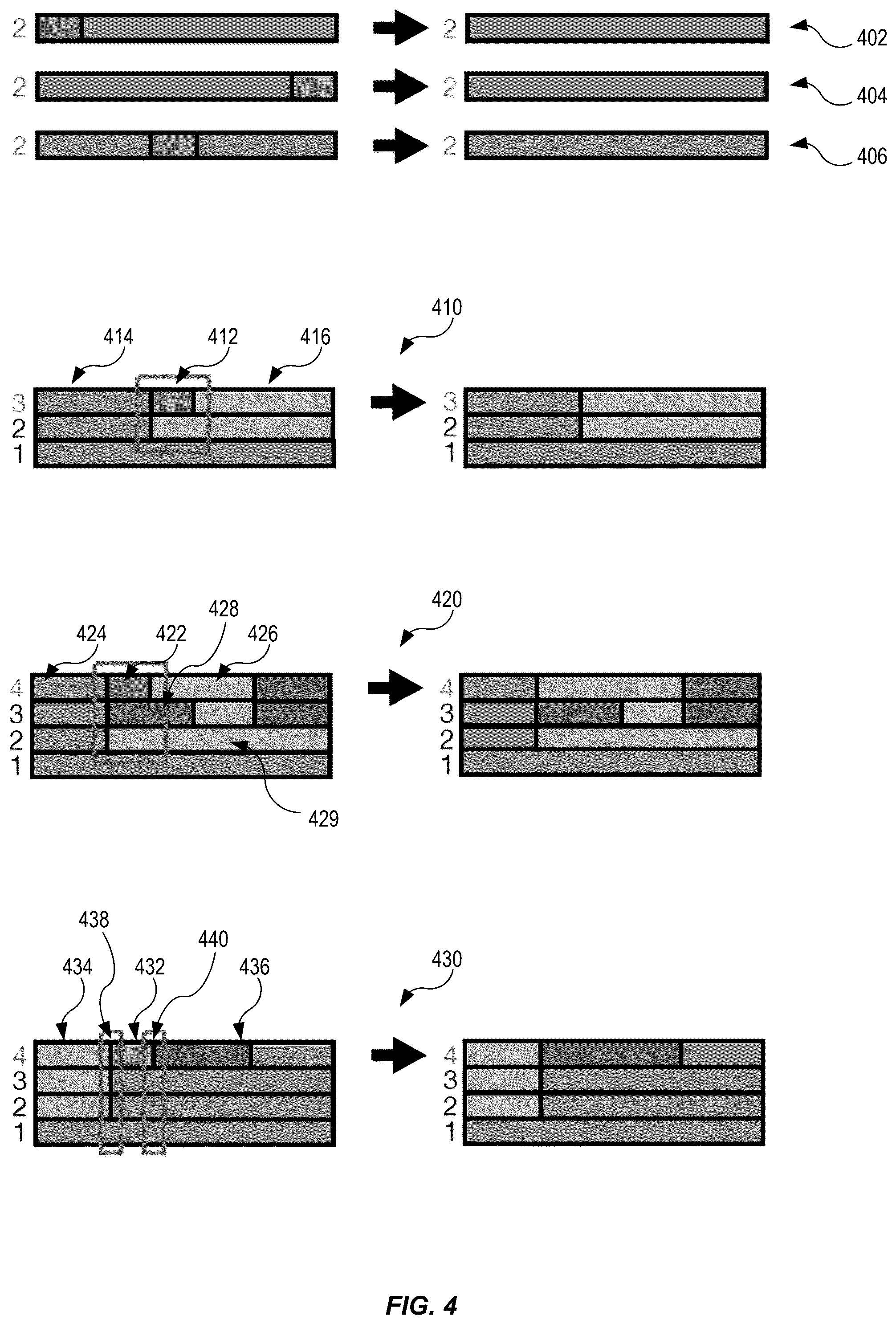 Patent US12586552 Figure 4 – Multi-level audio segmentation using deep embeddings