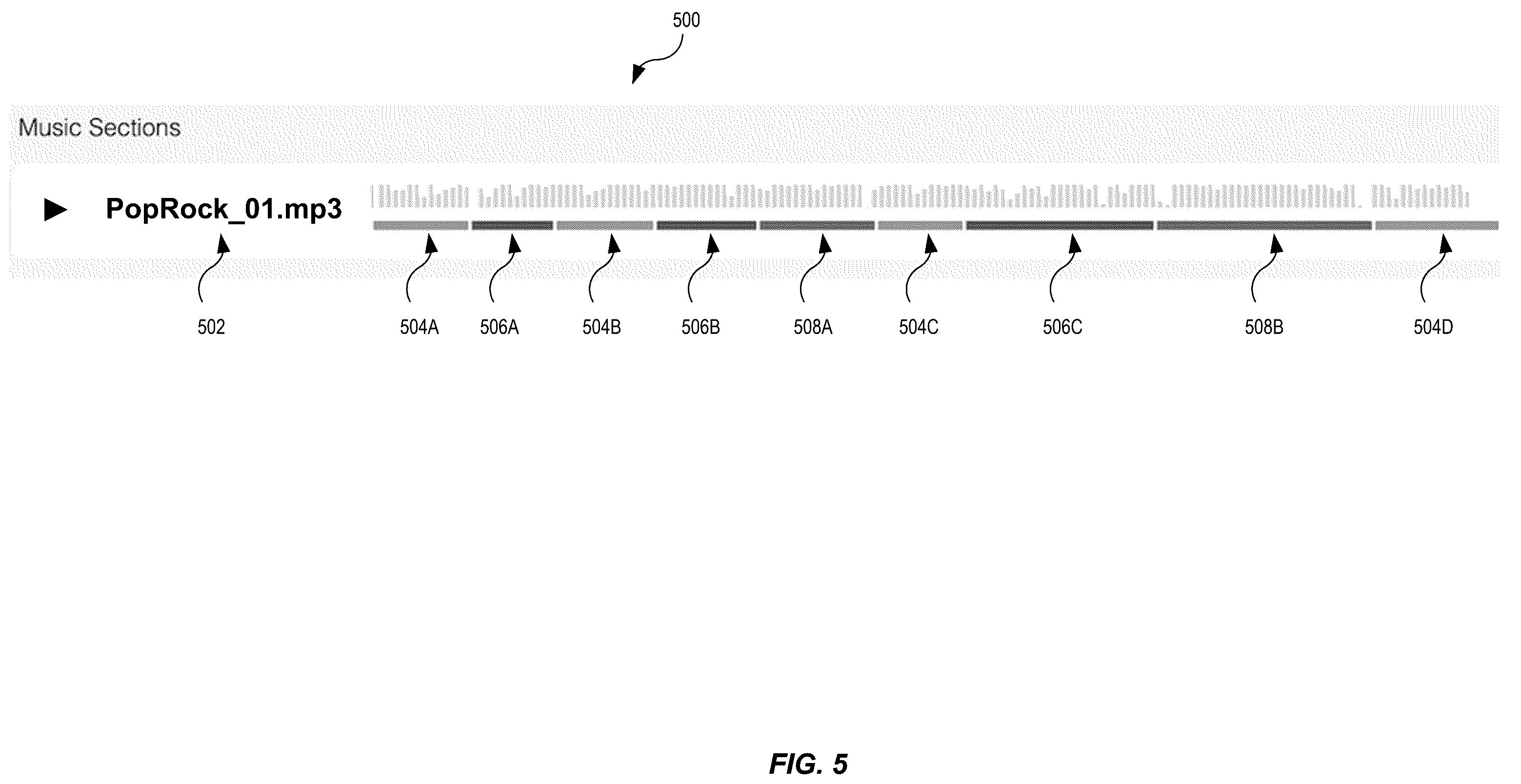 Patent US12586552 Figure 5 – Multi-level audio segmentation using deep embeddings