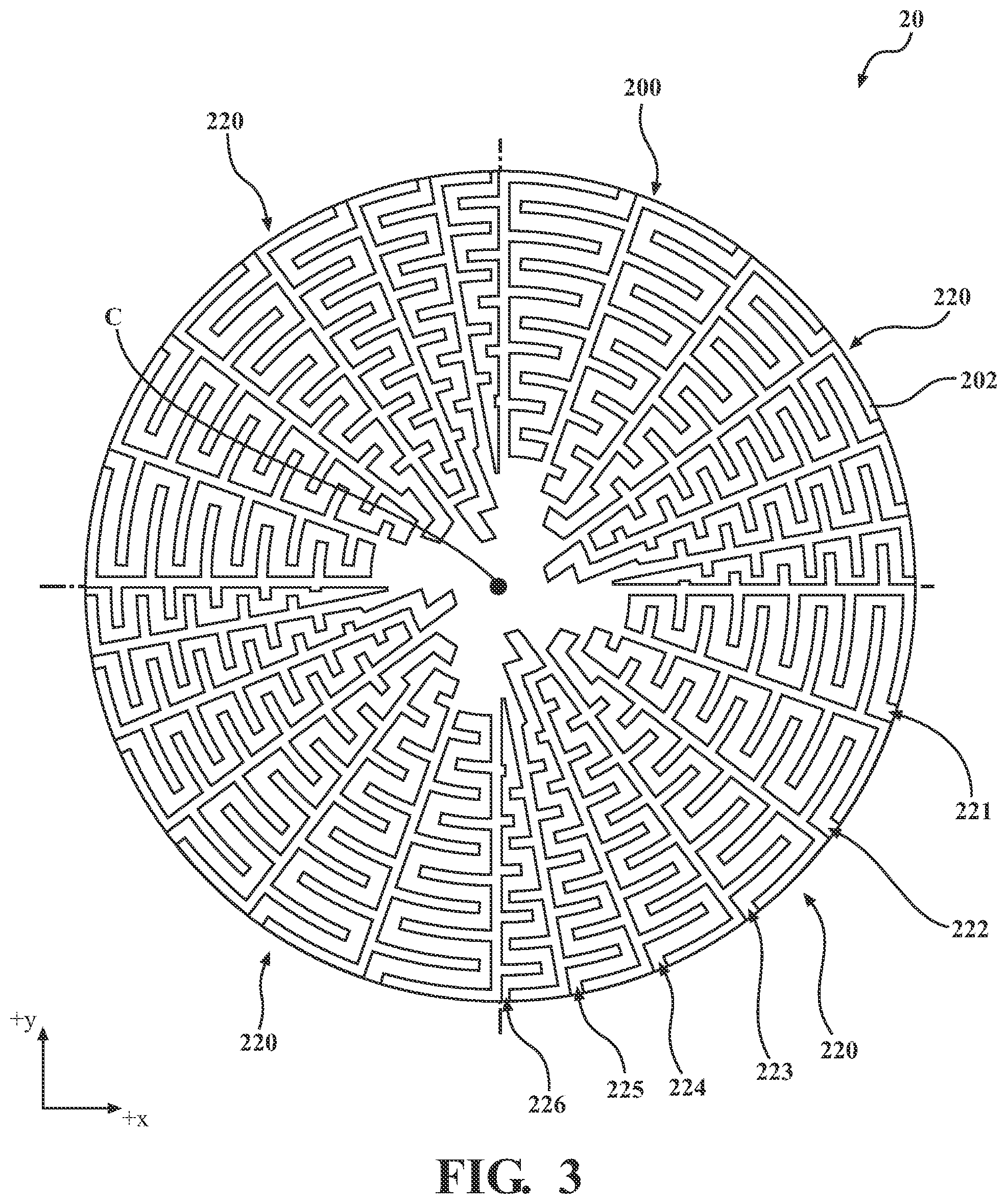 Patent US12586556 Figure 5 – Angle independent acoustic structures for broadband sound absorption and sound transmission loss