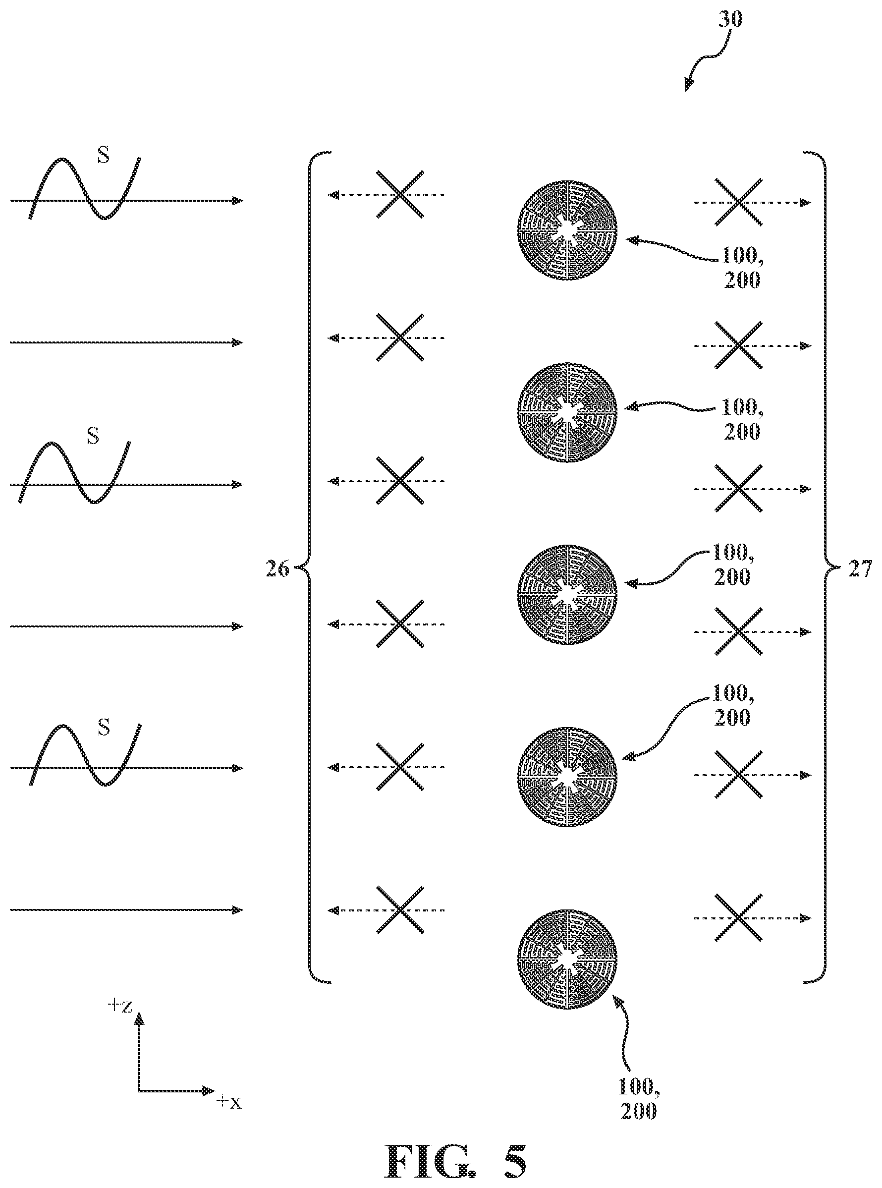 Patent US12586556 Figure 7 – Angle independent acoustic structures for broadband sound absorption and sound transmission loss