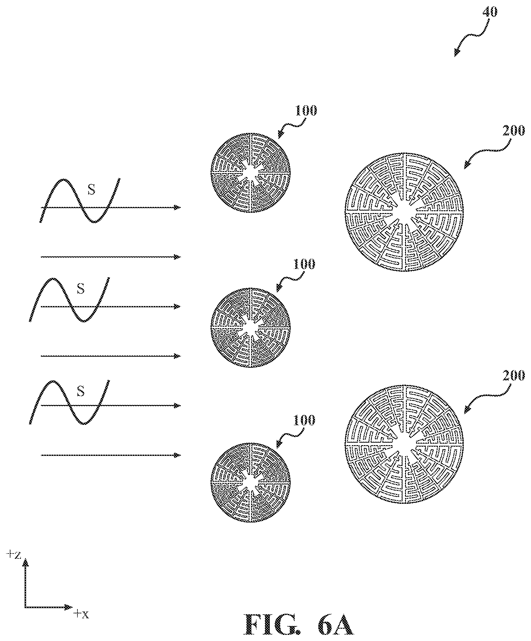Patent US12586556 Figure 8 – Angle independent acoustic structures for broadband sound absorption and sound transmission loss