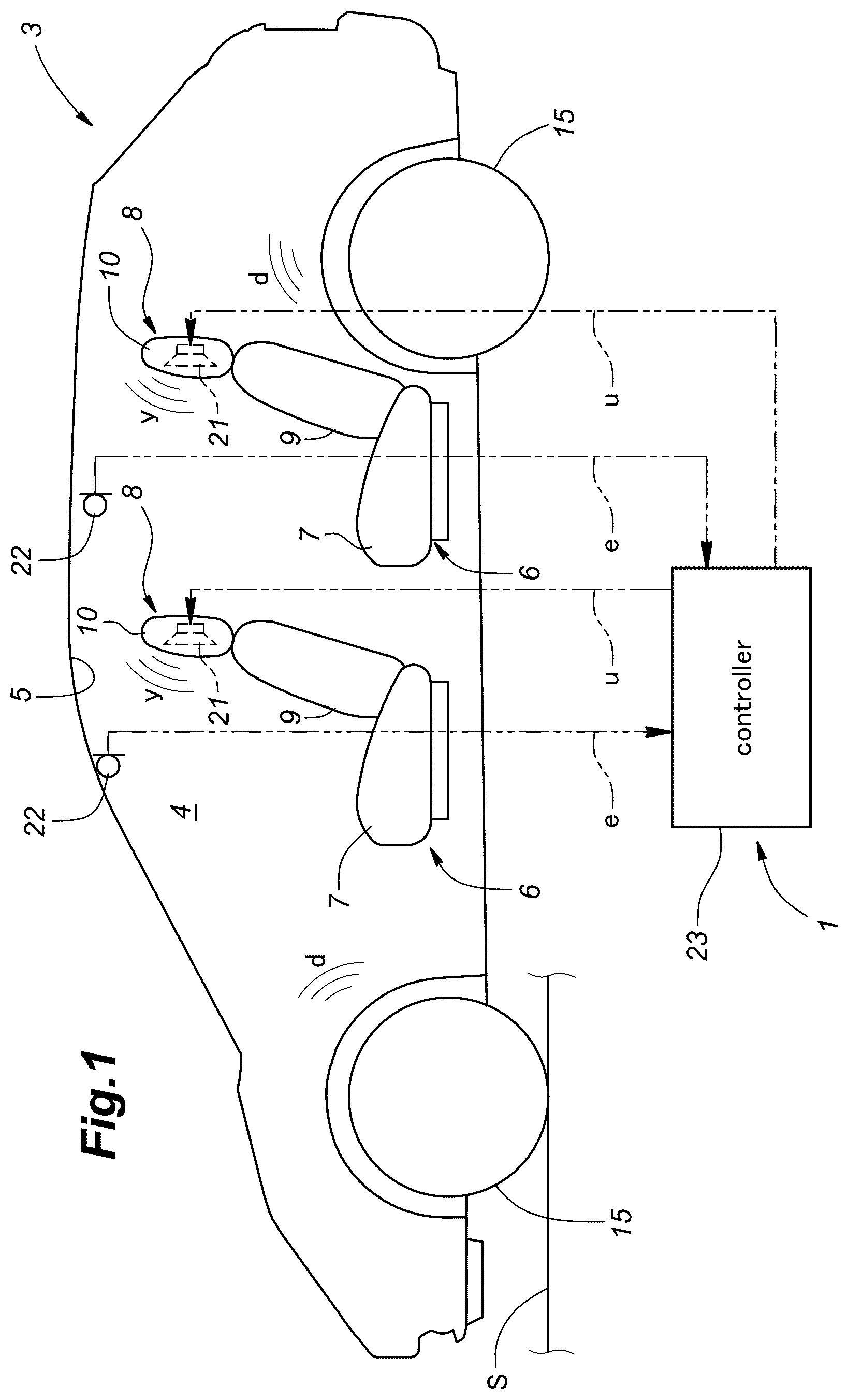 Patent US12586557 Figure 1 – Active noise reduction system