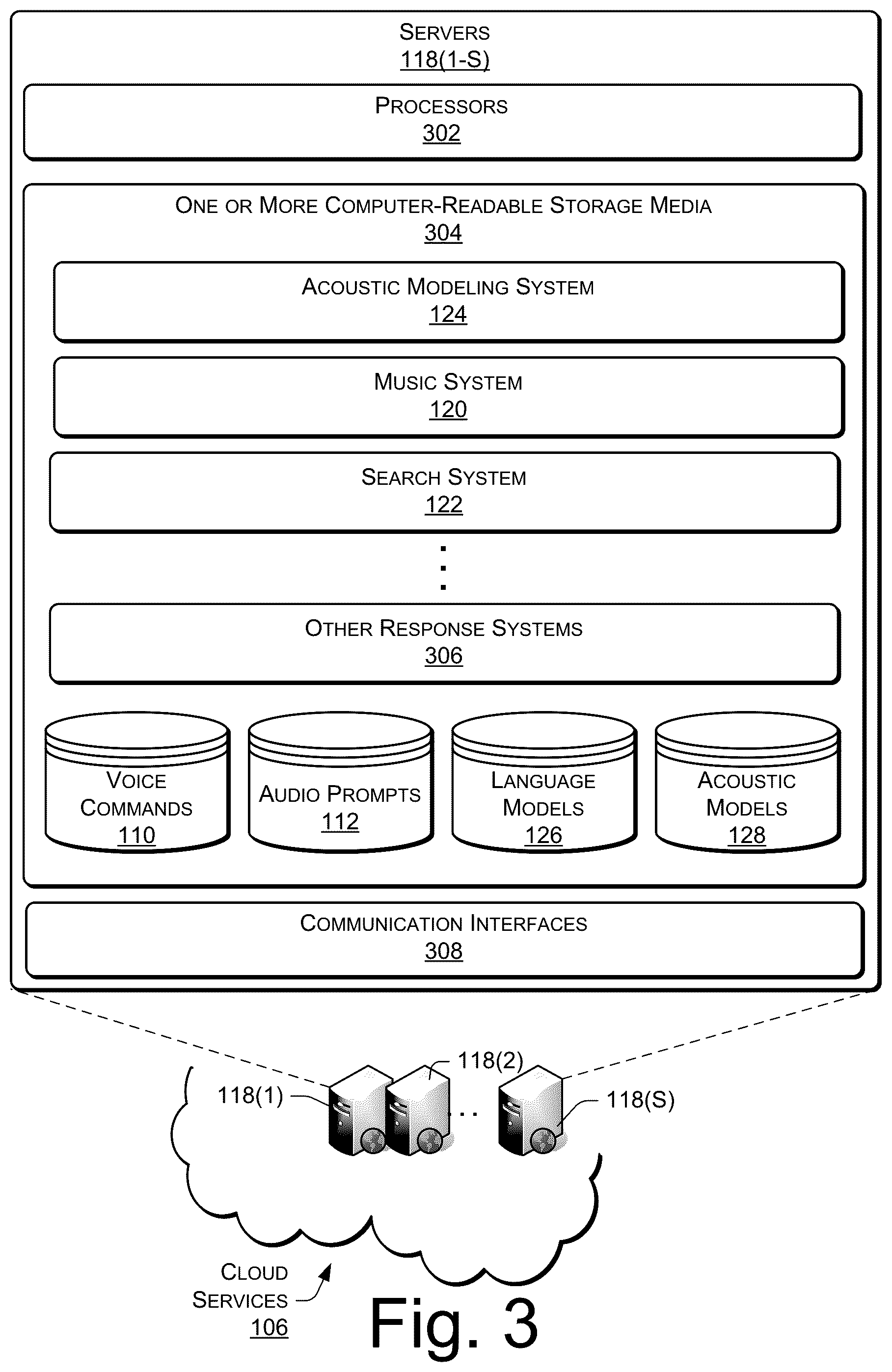 Patent US12586580 Figure 3 – System for recognizing and responding to environmental noises
