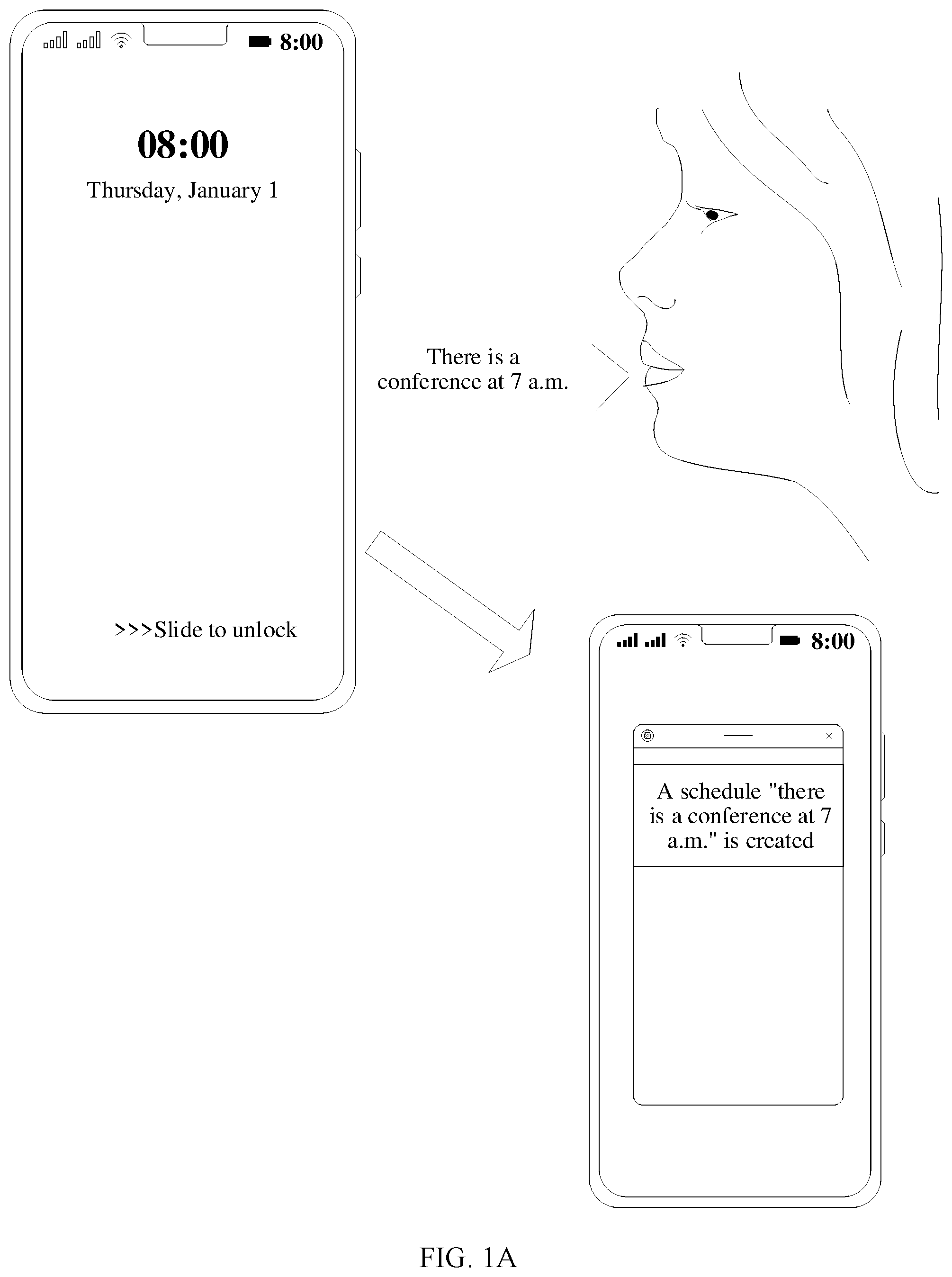 Patent US12586581 Figure 1 – Electronic device control method and apparatus