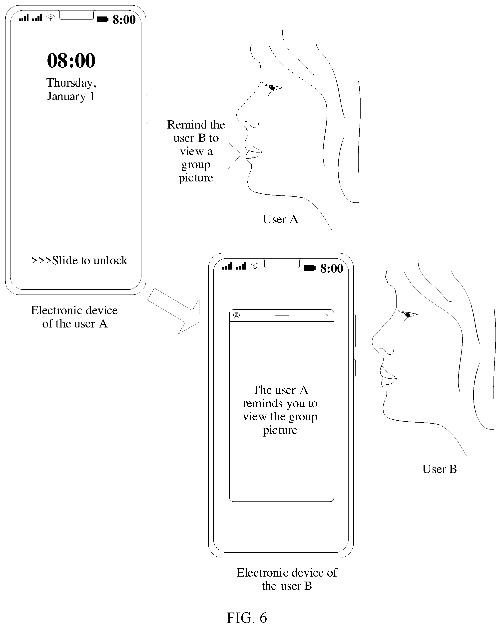 Patent US12586581 Figure 8 – Electronic device control method and apparatus