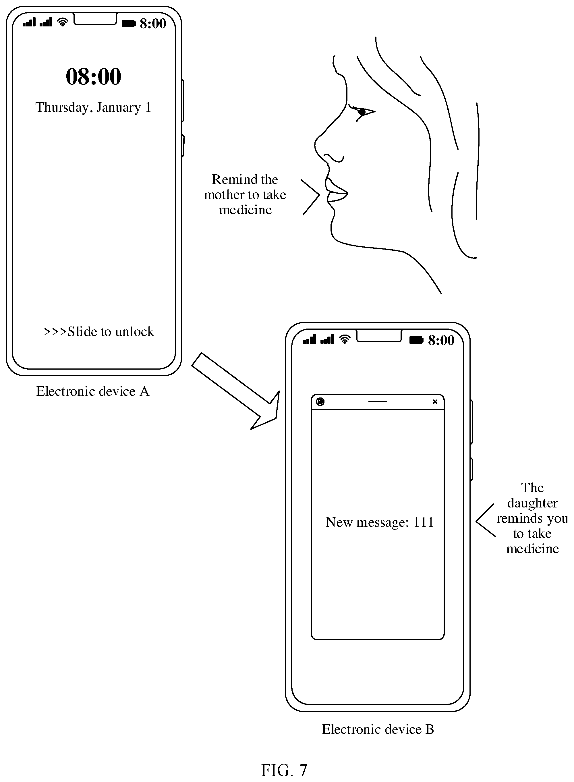 Patent US12586581 Figure 9 – Electronic device control method and apparatus