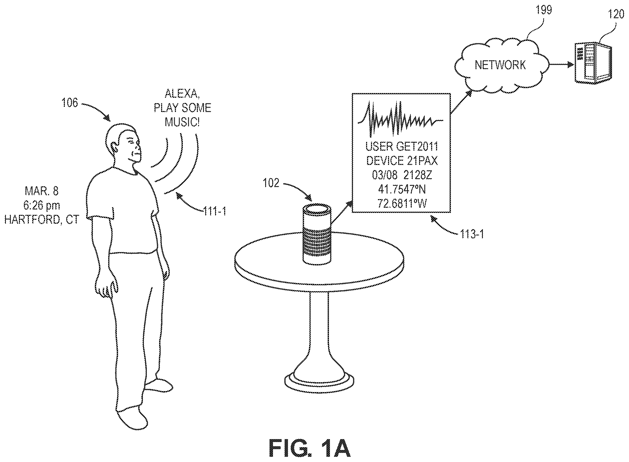 Patent US12586584 Figure 1 – Selecting tones and text of voice browsing conversations