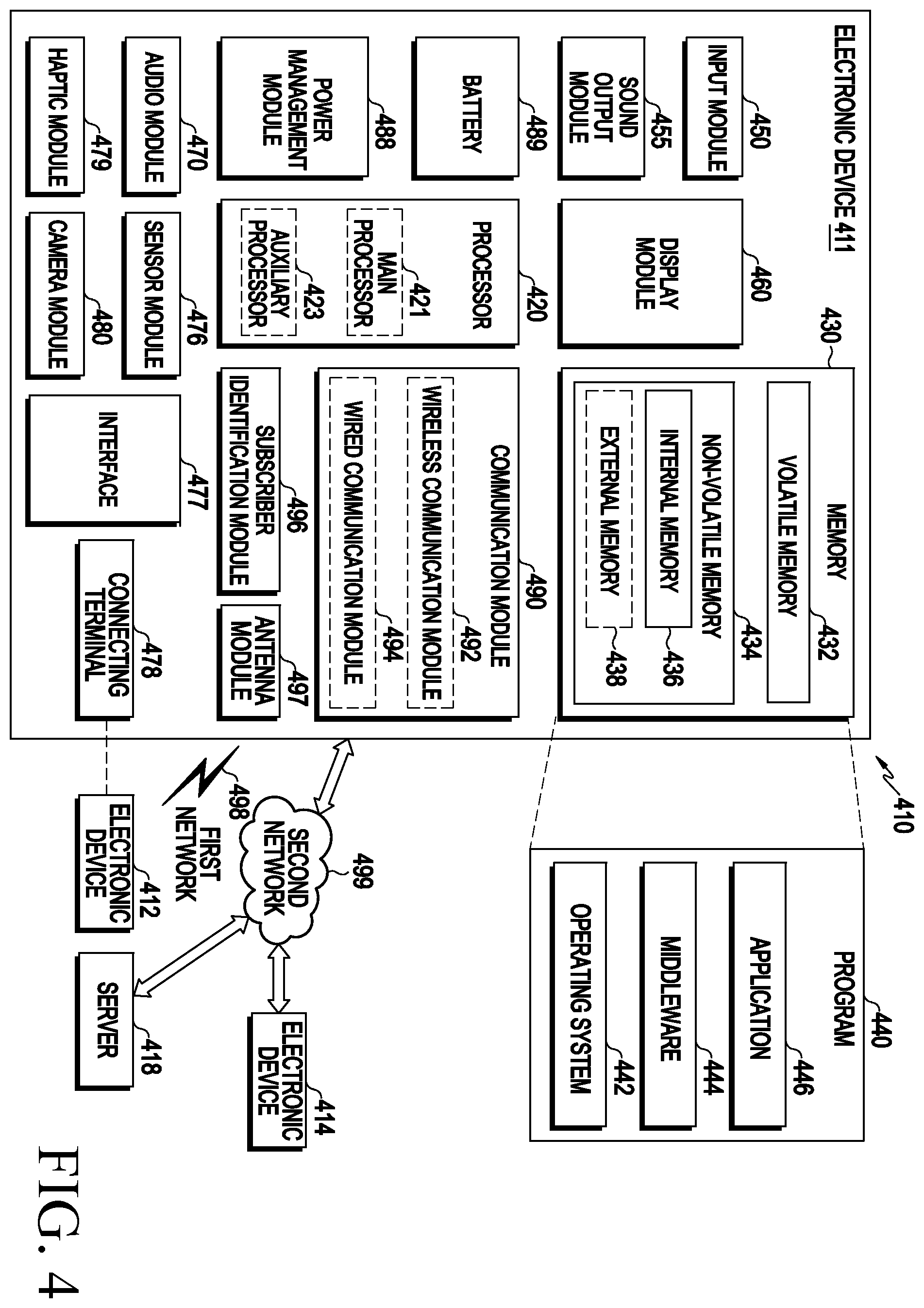 Patent US12586587 Figure 4 – Method for analyzing user utterance based on utterance cache and electronic device supporting the same