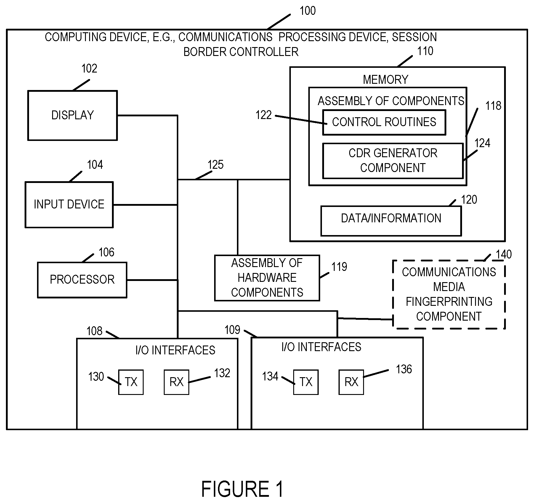 Patent US12586592 Figure 1 – Methods and apparatus for generating audio fingerprints for calls using power spectral density values