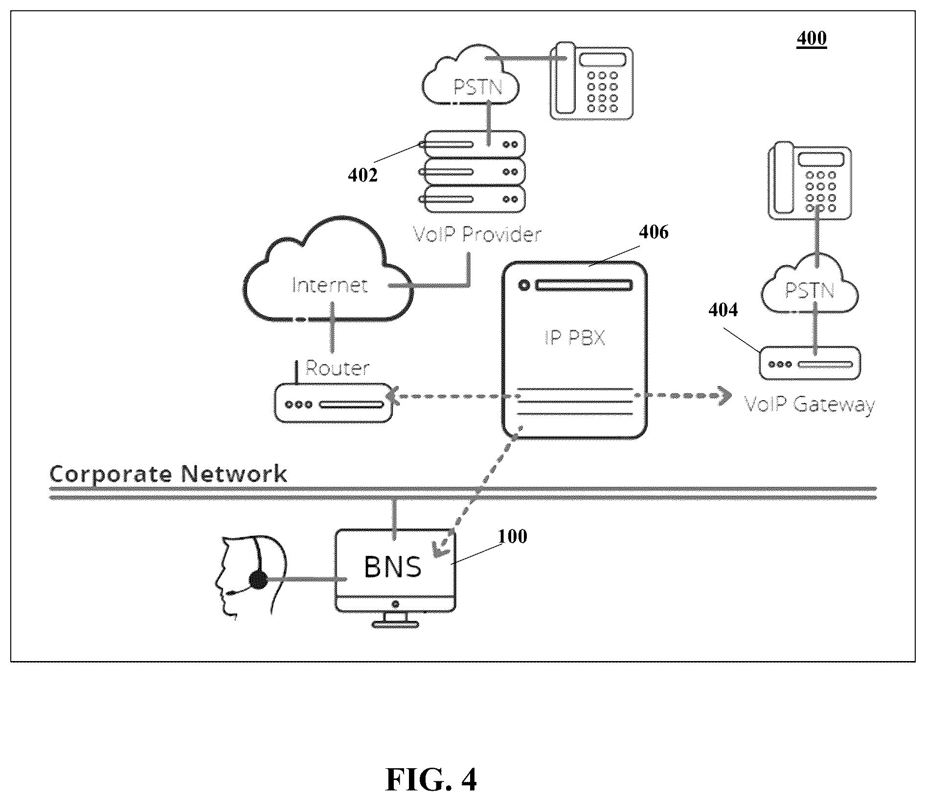 Patent US12586596 Figure 4 – System and method for background noise suppression by projecting an input audio into a higher dimension space