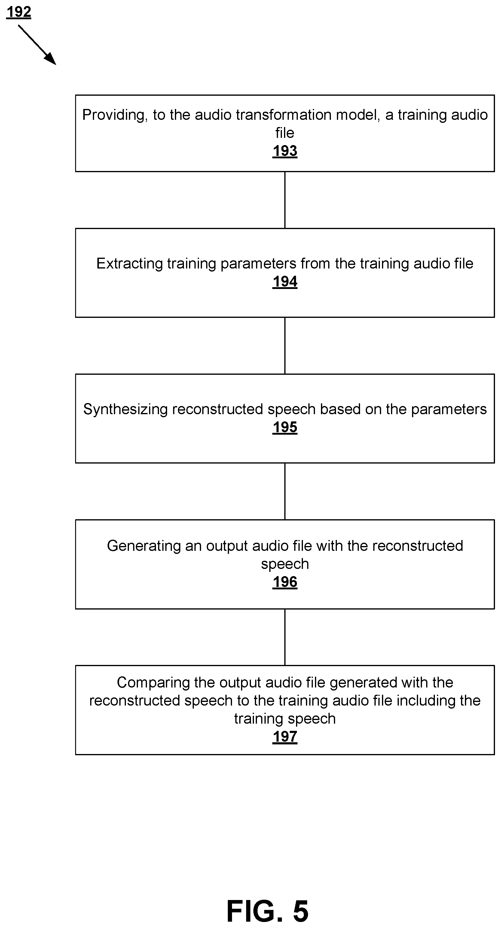Patent US12586597 Figure 5 – Enhanced audio file generator