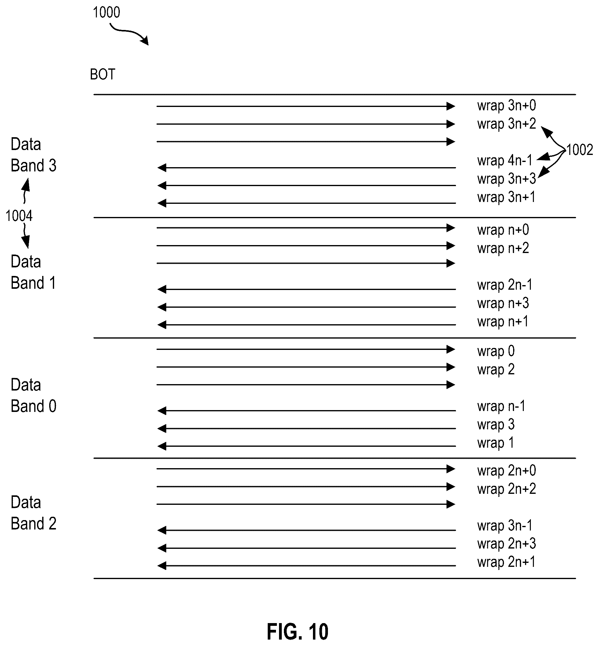 Patent US12586605 Figure 11 – Magnetic tape head usable in two or more modes of operation